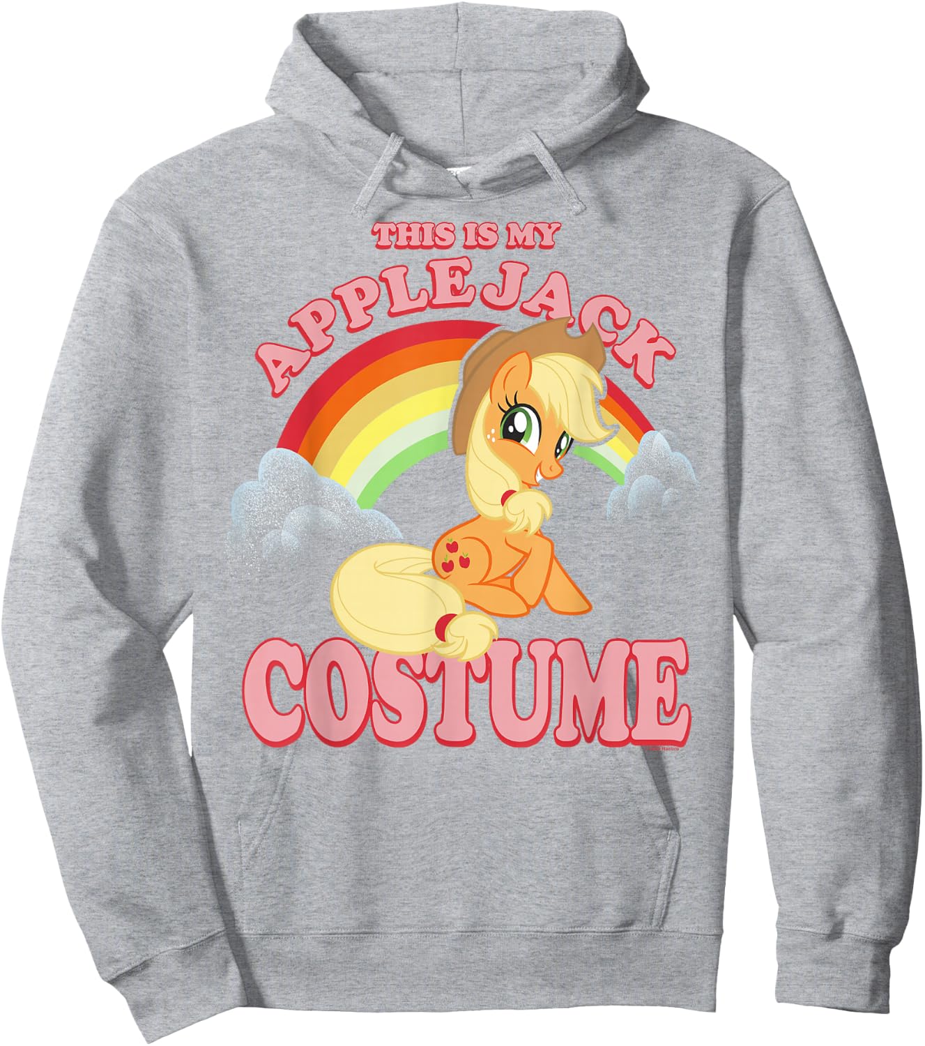 My Little Pony Halloween This Is My Applejack Costume Retro Hoodie - Hoodie | Ash