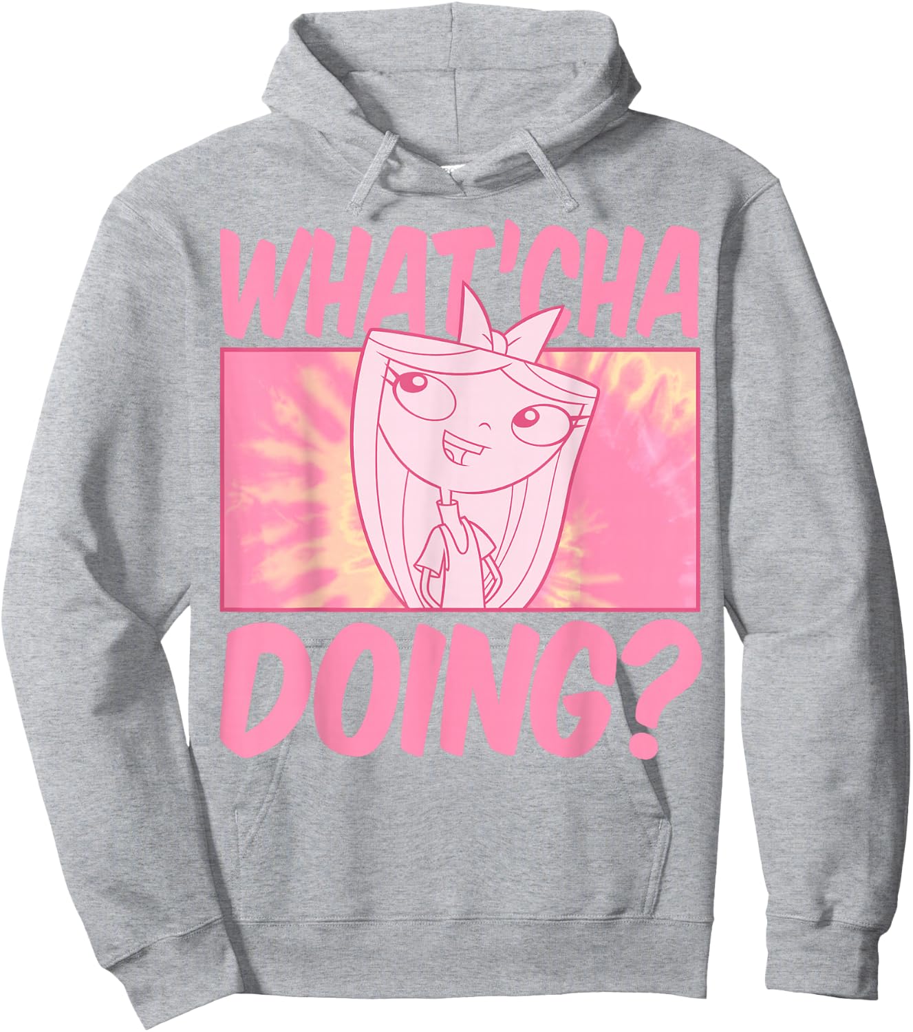 Disney Phineas and Ferb Whatcha Doing Small Hoodie - Hoodie | Ash