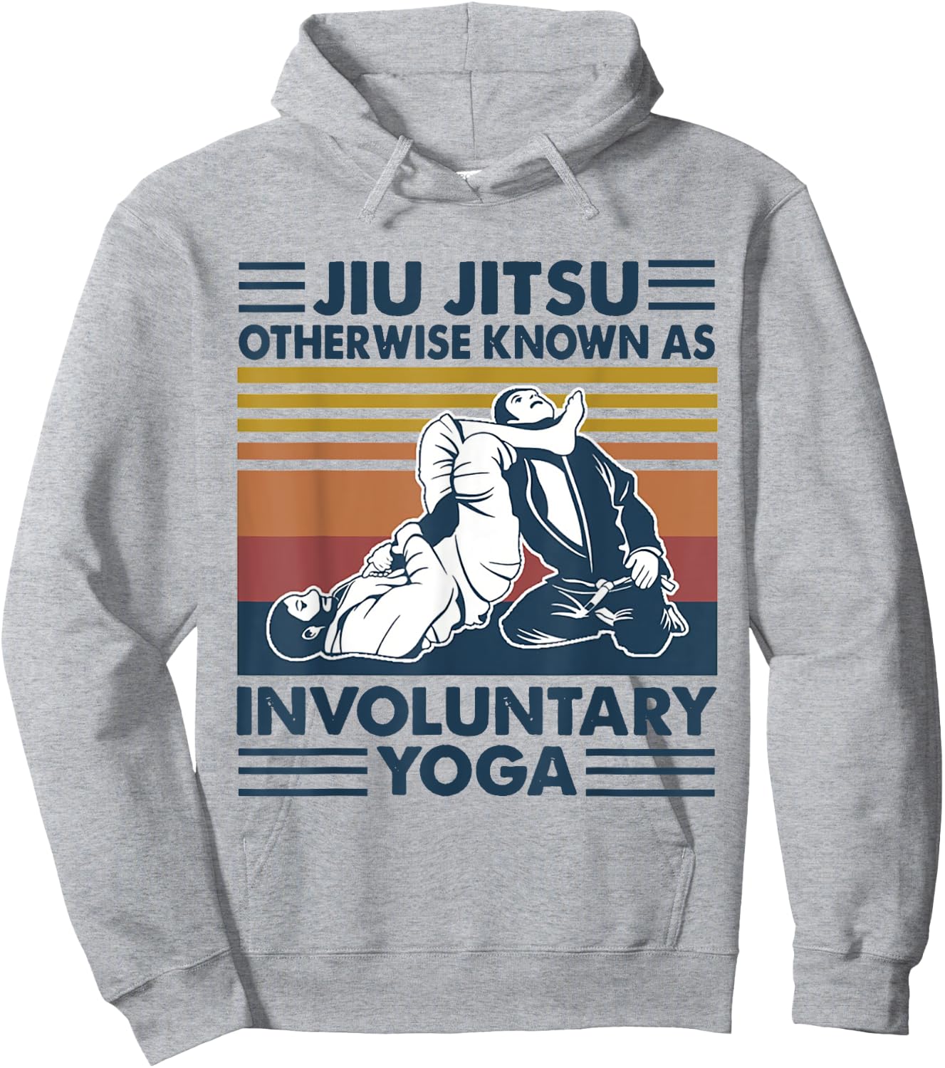 Jiu Jitsu Otherwise Known As Involuntary Yoga Hoodie - Hoodie | Ash