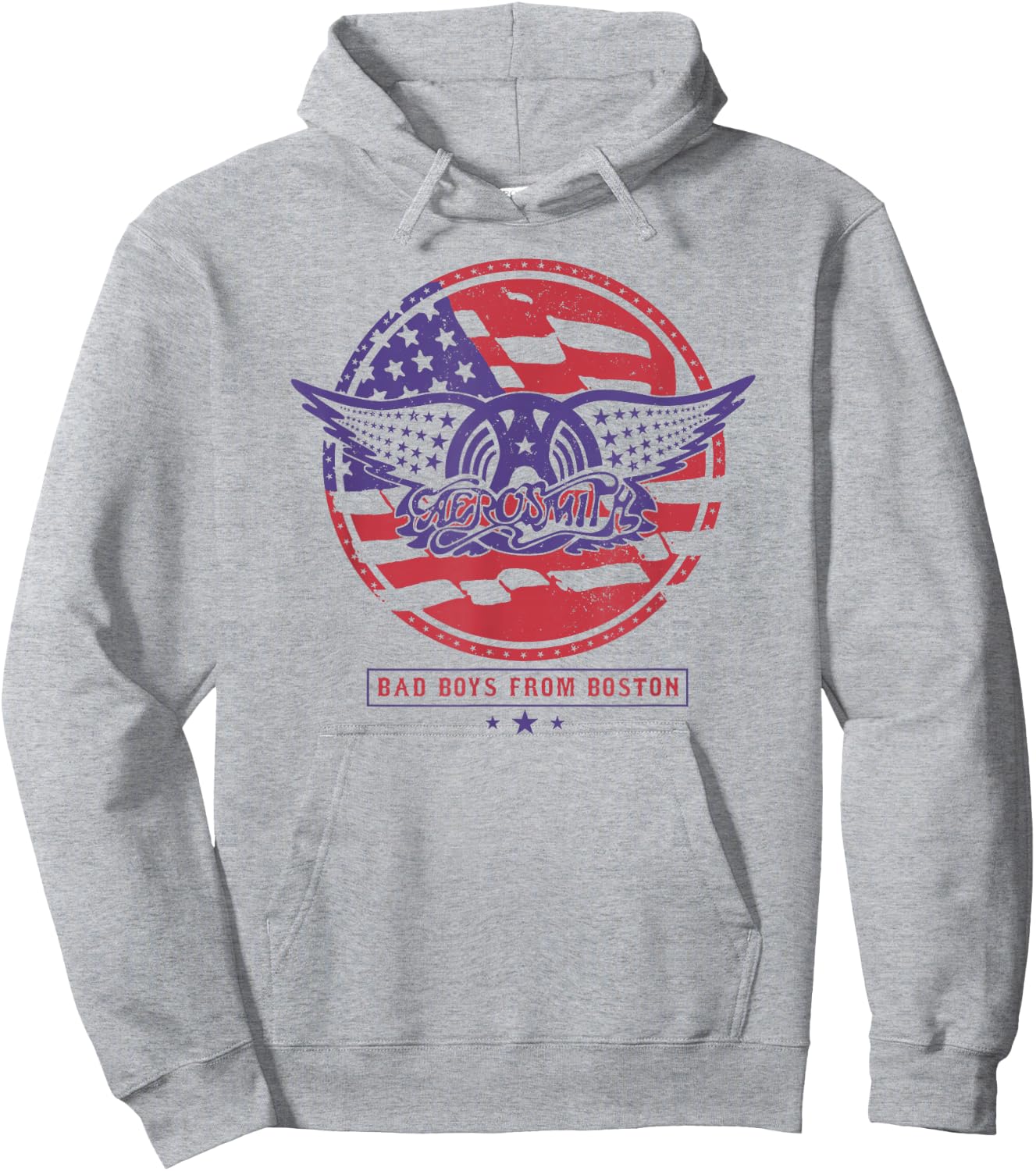 Aerosmith - Red, White & Boston Hoodie - Hoodie | Ash