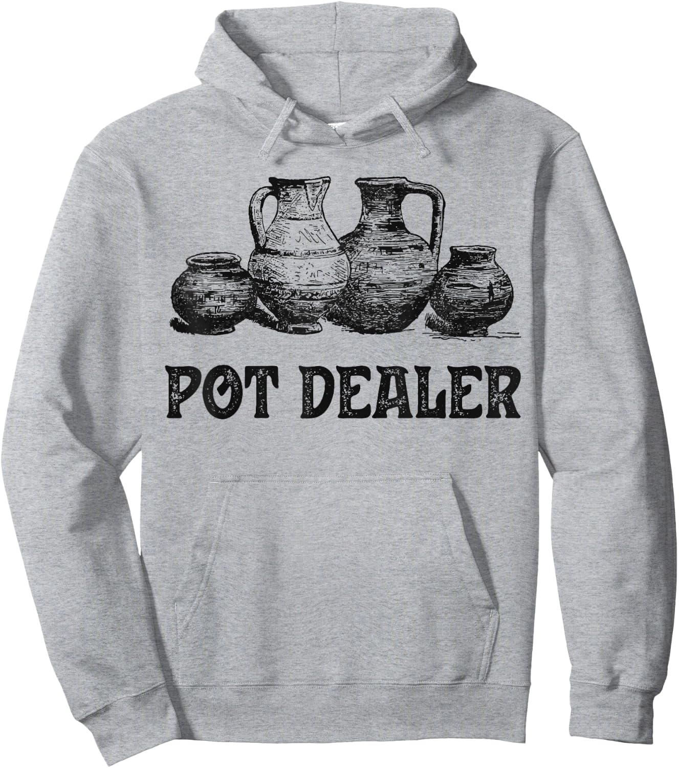 Pottery Pot Dealer Potter Clay Ceramic Artist Men Women Hoodie - Hoodie | Ash