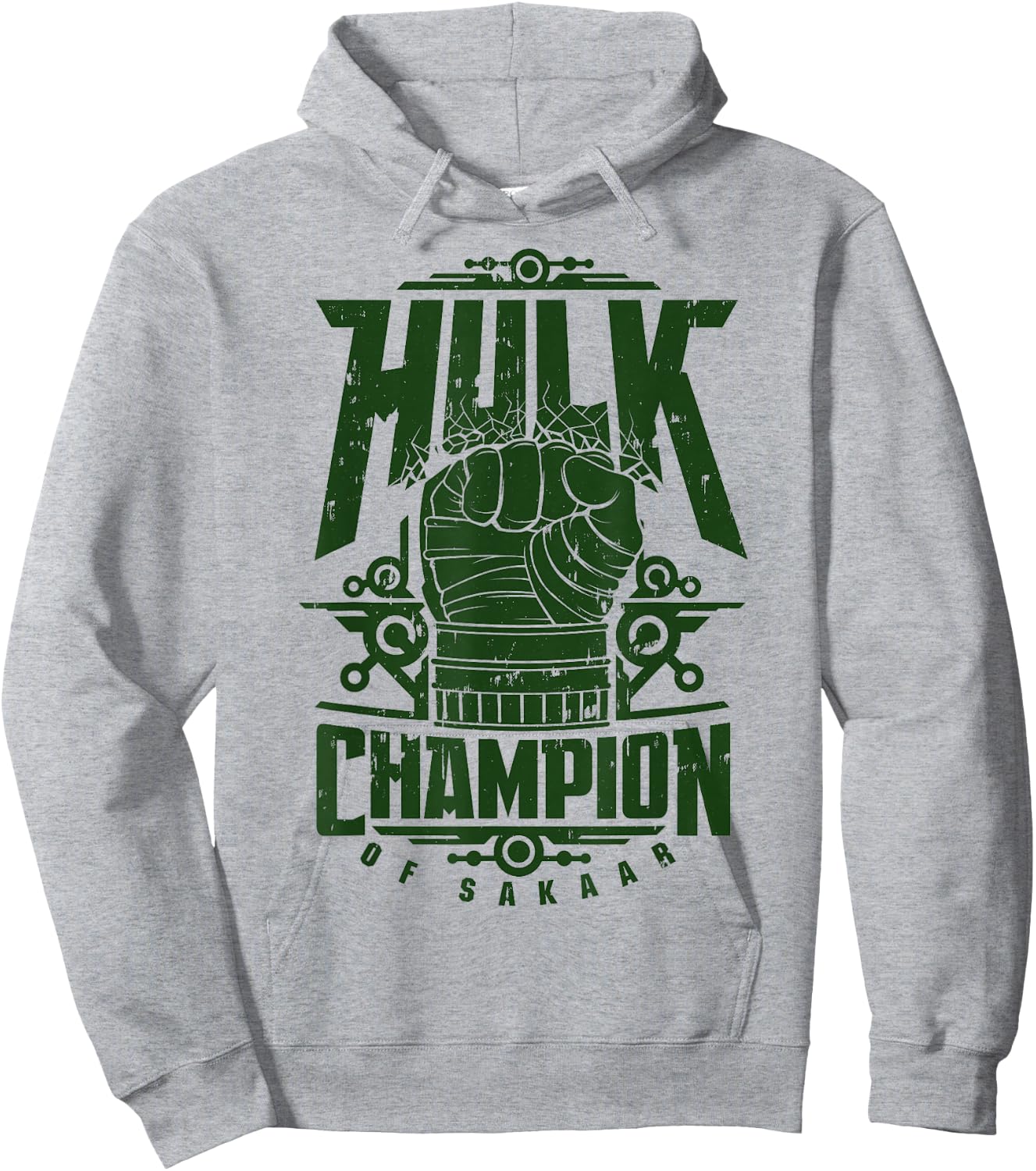 Marvel Hulk Champion Of Sakaar Fist Poster Hoodie - Hoodie | Ash