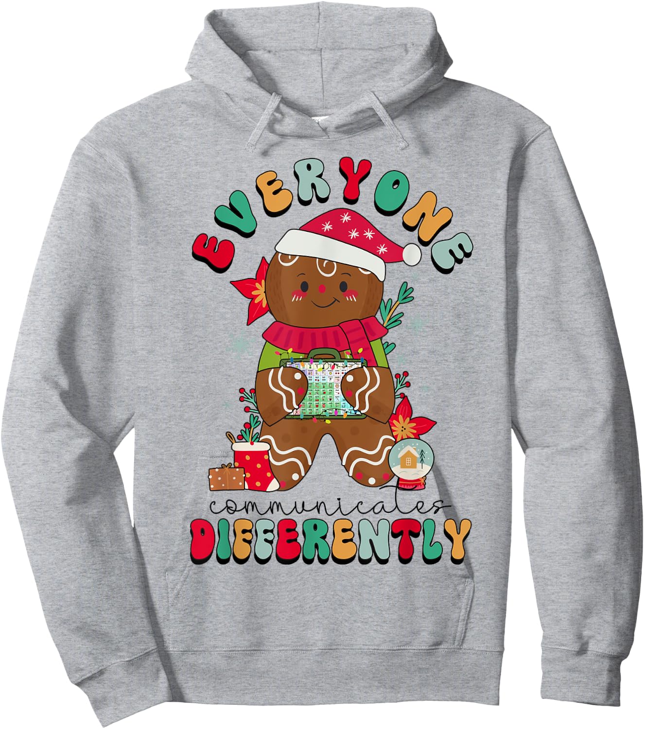 SPED Squad Special Education Teacher Autism Christmas Women Hoodie - Hoodie | Ash