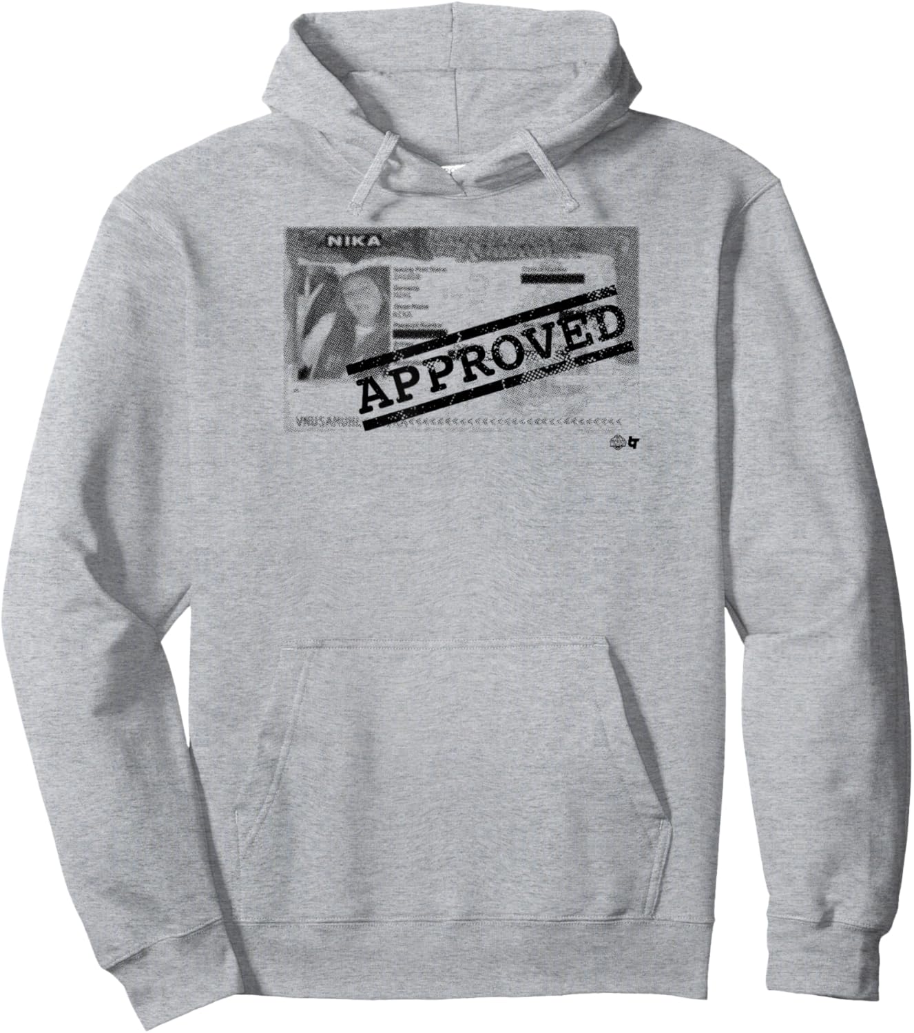 Nika Muhl: Passport Visa Approved - WNBA Players Association Hoodie - Hoodie | Ash