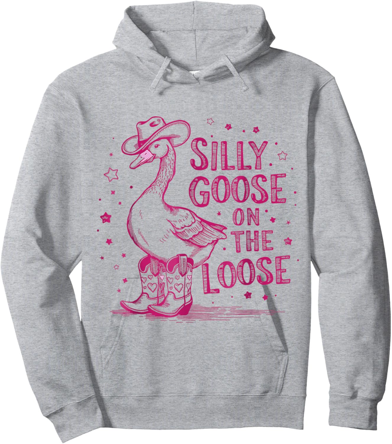 Vintage Silly Goose On The Loose Hoodie - Hoodie | Ash