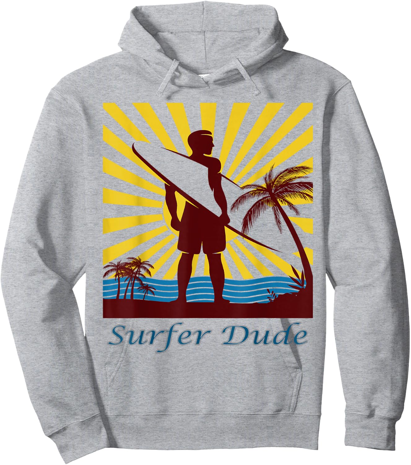 Surfer Dude, Surfing Hoodie - Hoodie | Ash
