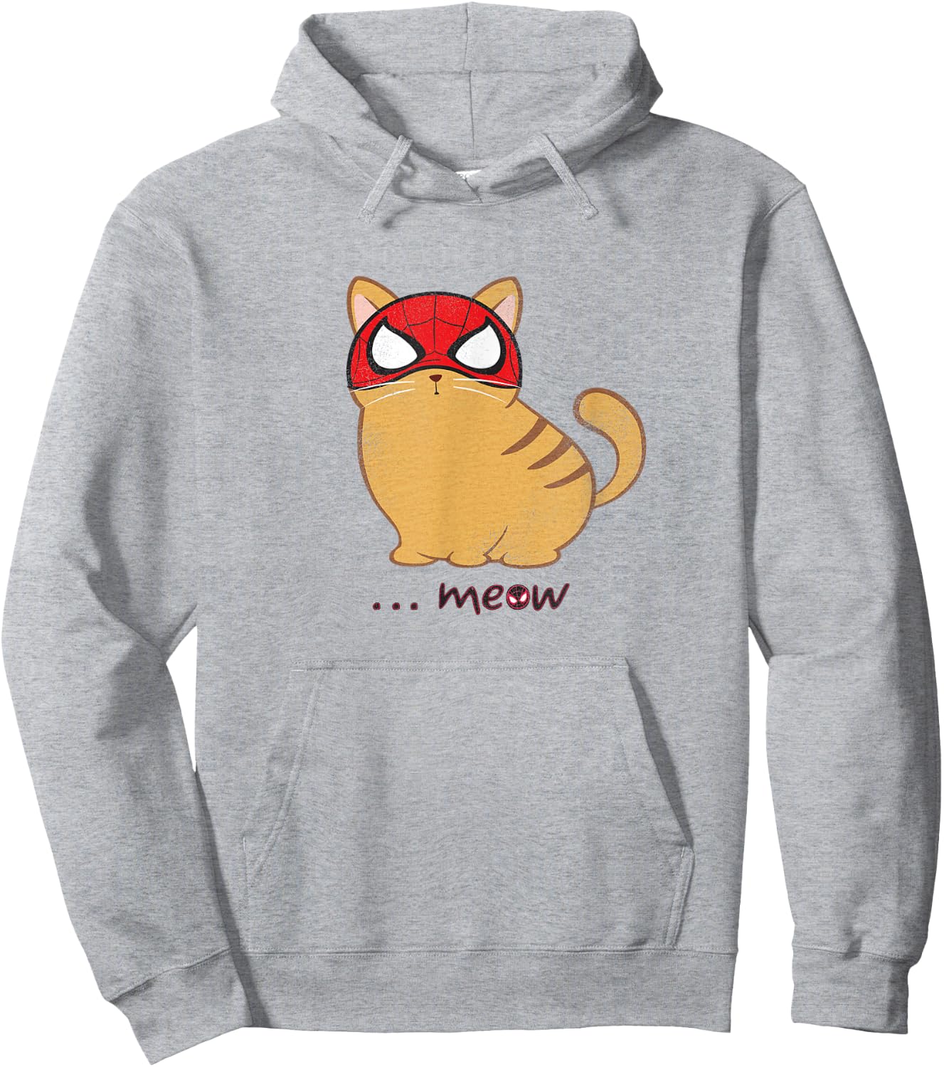 Marvel Spider-Man Miles Morales Game Spider-Cat Meow Hoodie - Hoodie | Ash