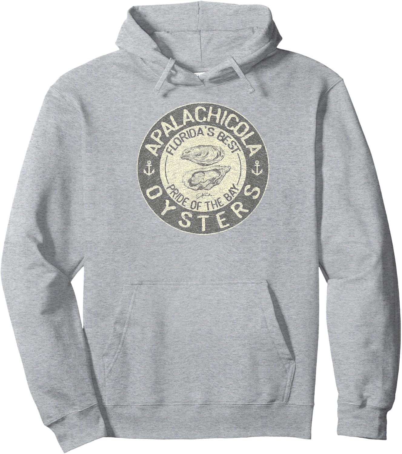 JCombs: Apalachicola Oysters Hoodie - Hoodie | Ash