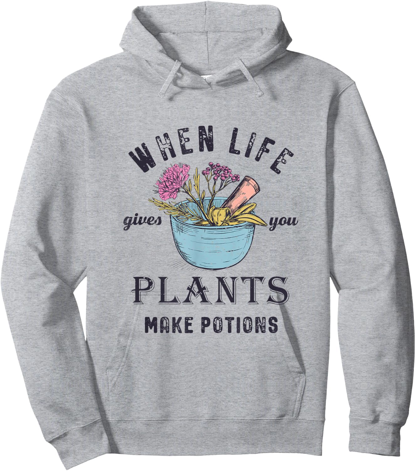 Funny Herbalist and Apothecarist Puns Make Potions Herbalism Hoodie - Hoodie | Ash