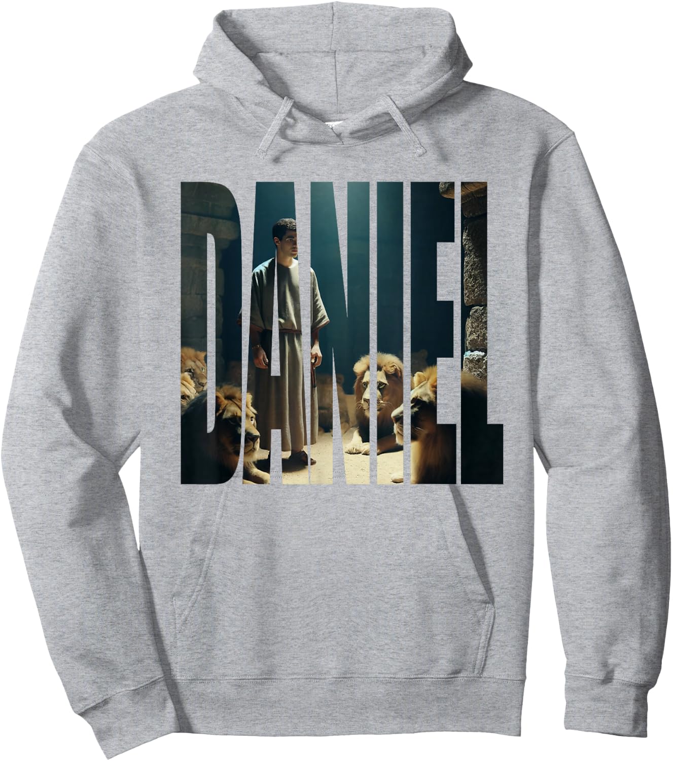 Daniel in the Lions lair Hoodie - Hoodie | Ash