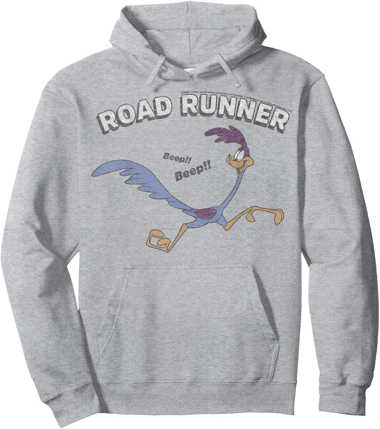 Looney Tunes Road Runner Beep Beep Small Hoodie - Hoodie | Ash