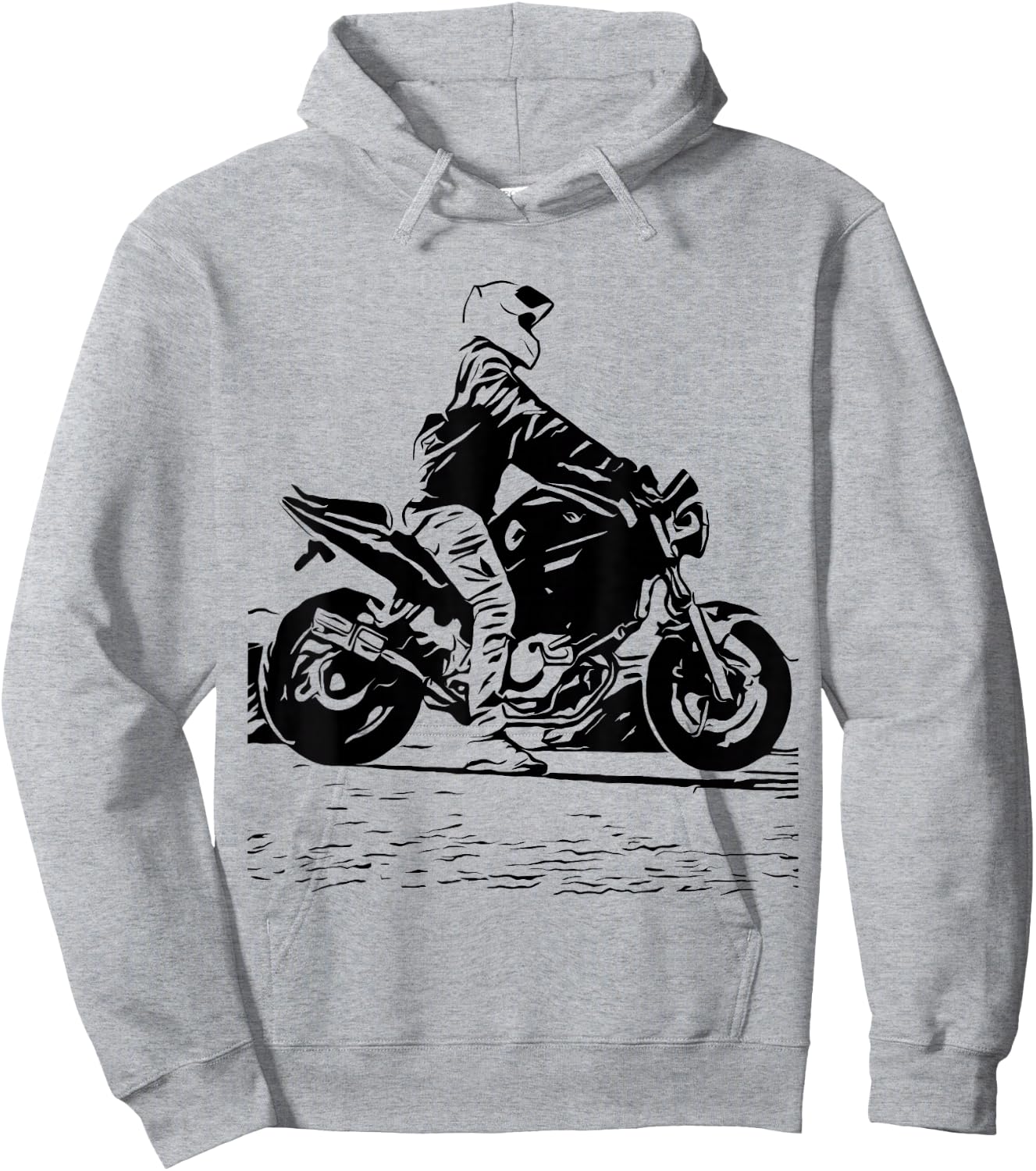 Motorcycle Original Artwork Tattoo Biker SV650 V-Twin Cafe Hoodie - Hoodie | Ash