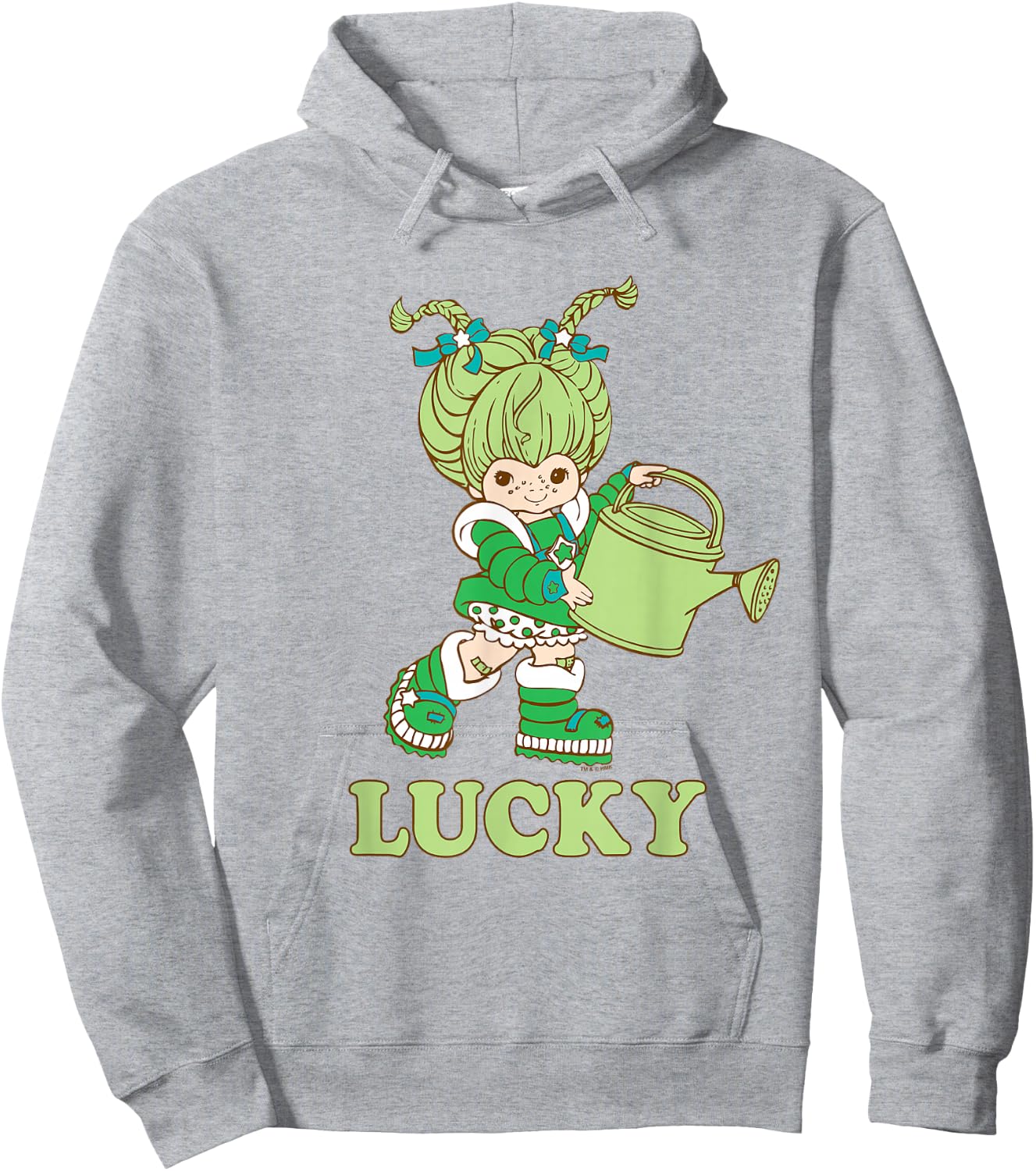Rainbow Brite St. Patrick's Day Lucky Patty O'Green Portrait Hoodie - Hoodie | Ash