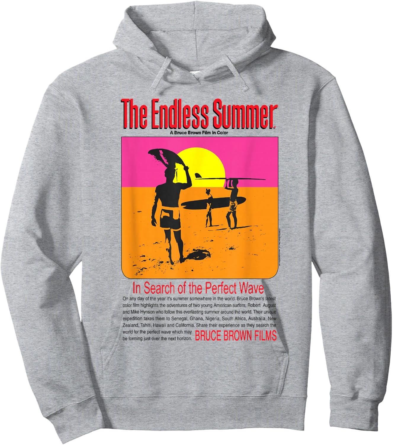 The Endless Summer Original Movie Poster Hoodie - Hoodie | Ash