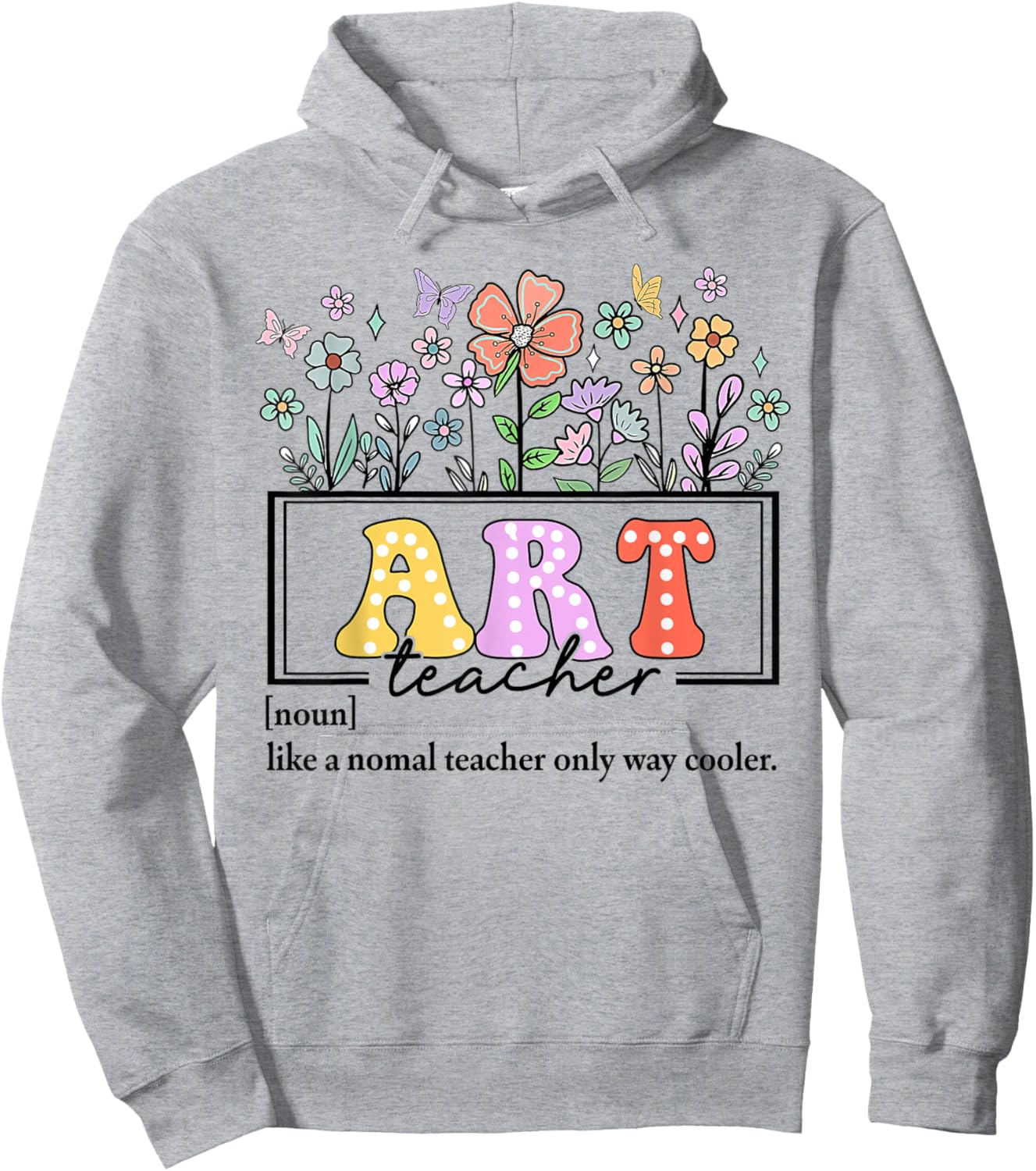 Art Teacher Definition for Back to School Teacher Day Women Girls Kids Hoodie - Hoodie | Ash