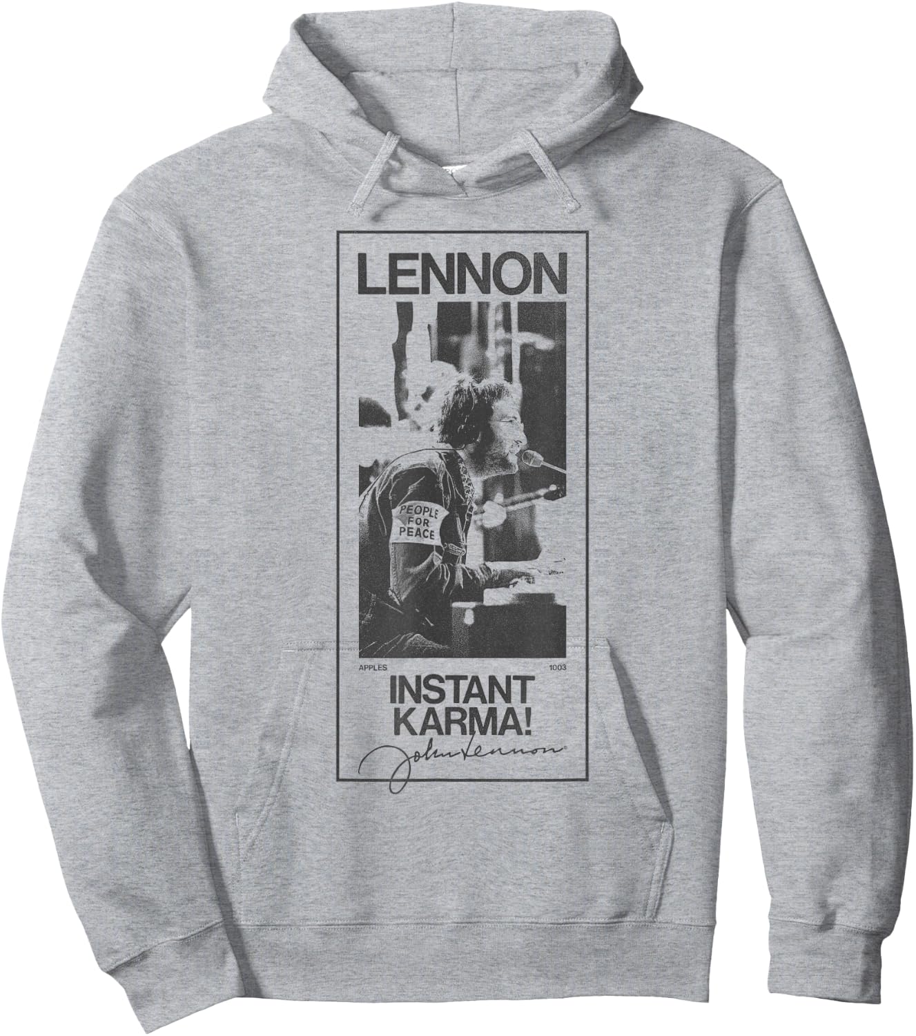 John Lennon - Karma Signature Hoodie - Hoodie | Ash