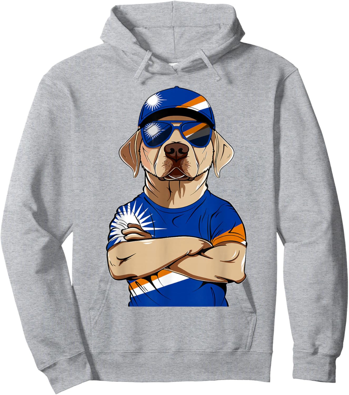Marshallese Flag Dog Mom Souvenirs Dogs Marshall Islands Hoodie - Hoodie | Ash