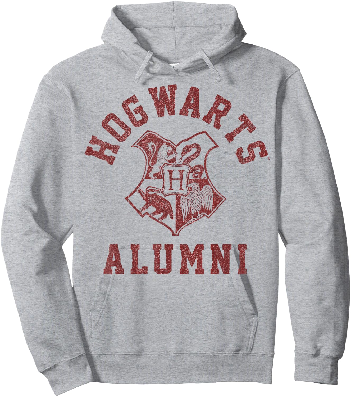 Harry Potter Hogwarts Alumni Crest Small Hoodie - Hoodie | Ash