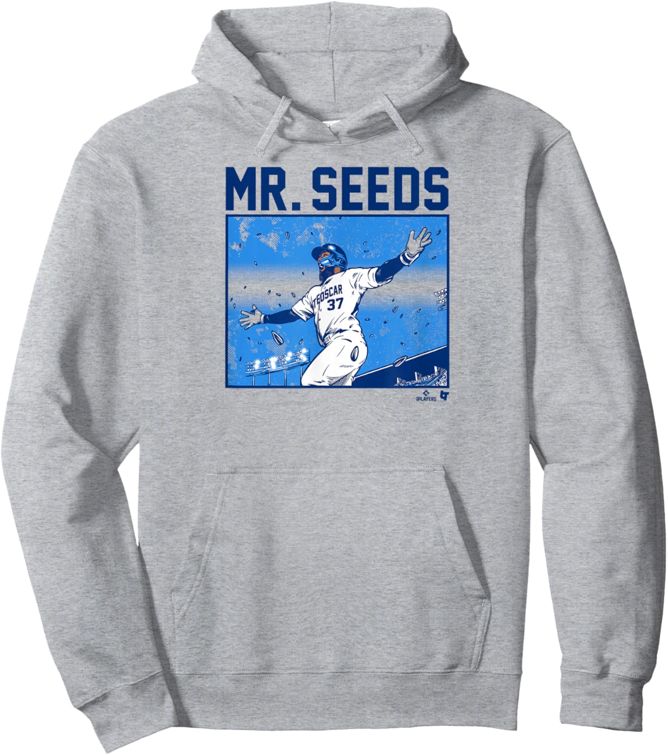 Teoscar Hernandez - Mr. Seeds - Los Angeles Baseball Hoodie - Hoodie | Ash