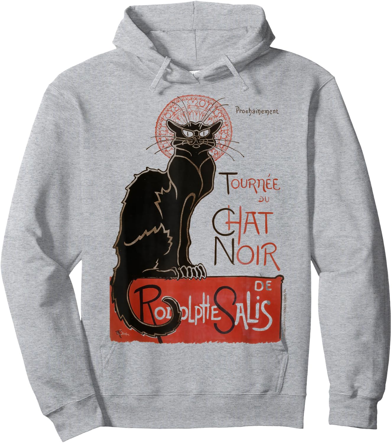 Tournee du Chat Noir Artwork Hoodie - Hoodie | Ash