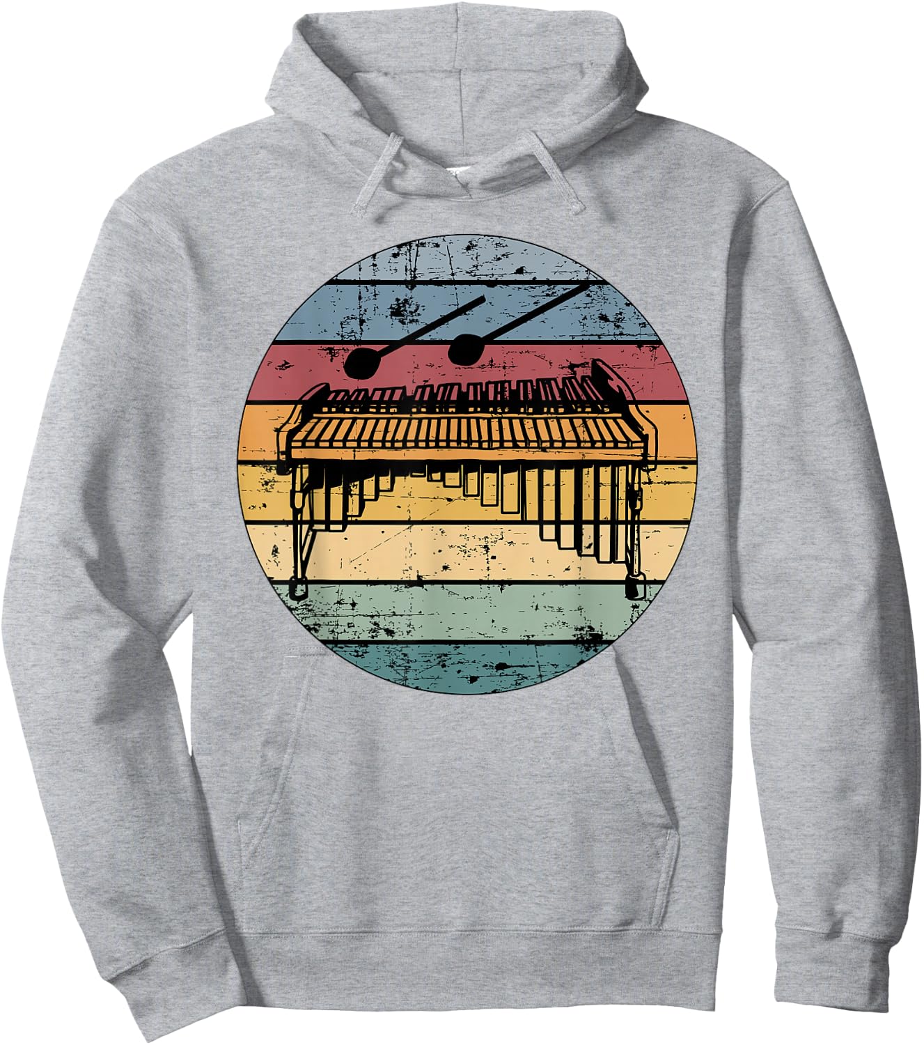 Marimba Retro Marimba Player Marimba Lover Hoodie - Hoodie | Ash