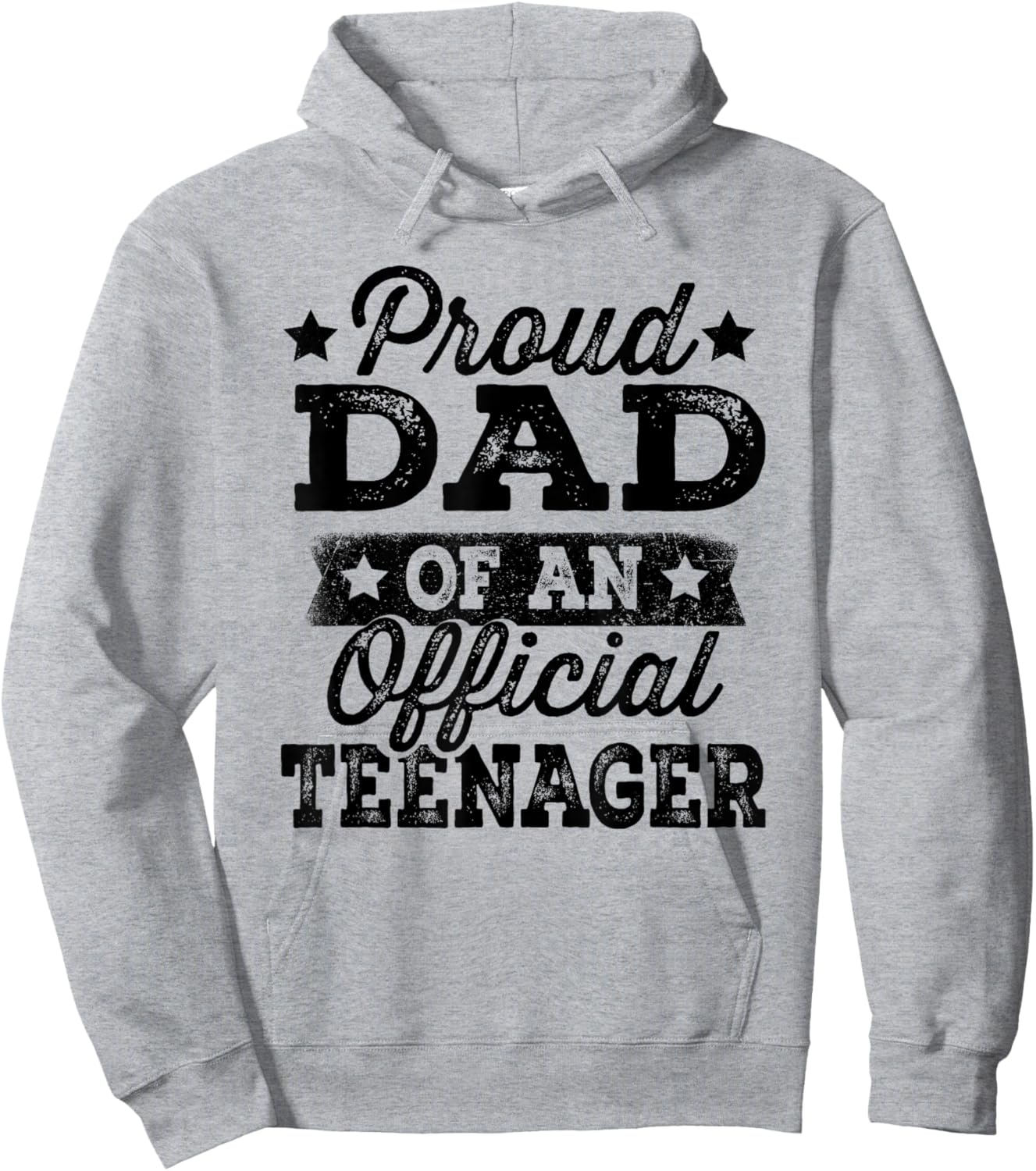Proud Dad of Official Teenager 13th Birthday Gifts 13 Yr Old Hoodie - Hoodie | Ash