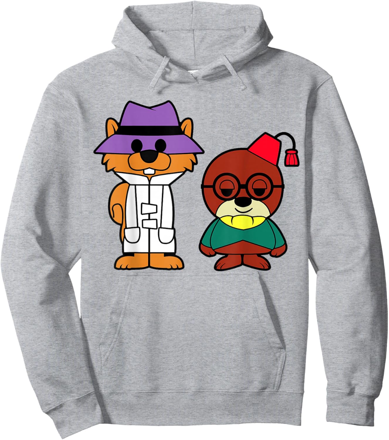 Secret Squirrel and Morocco Mole Hoodie - Hoodie | Ash