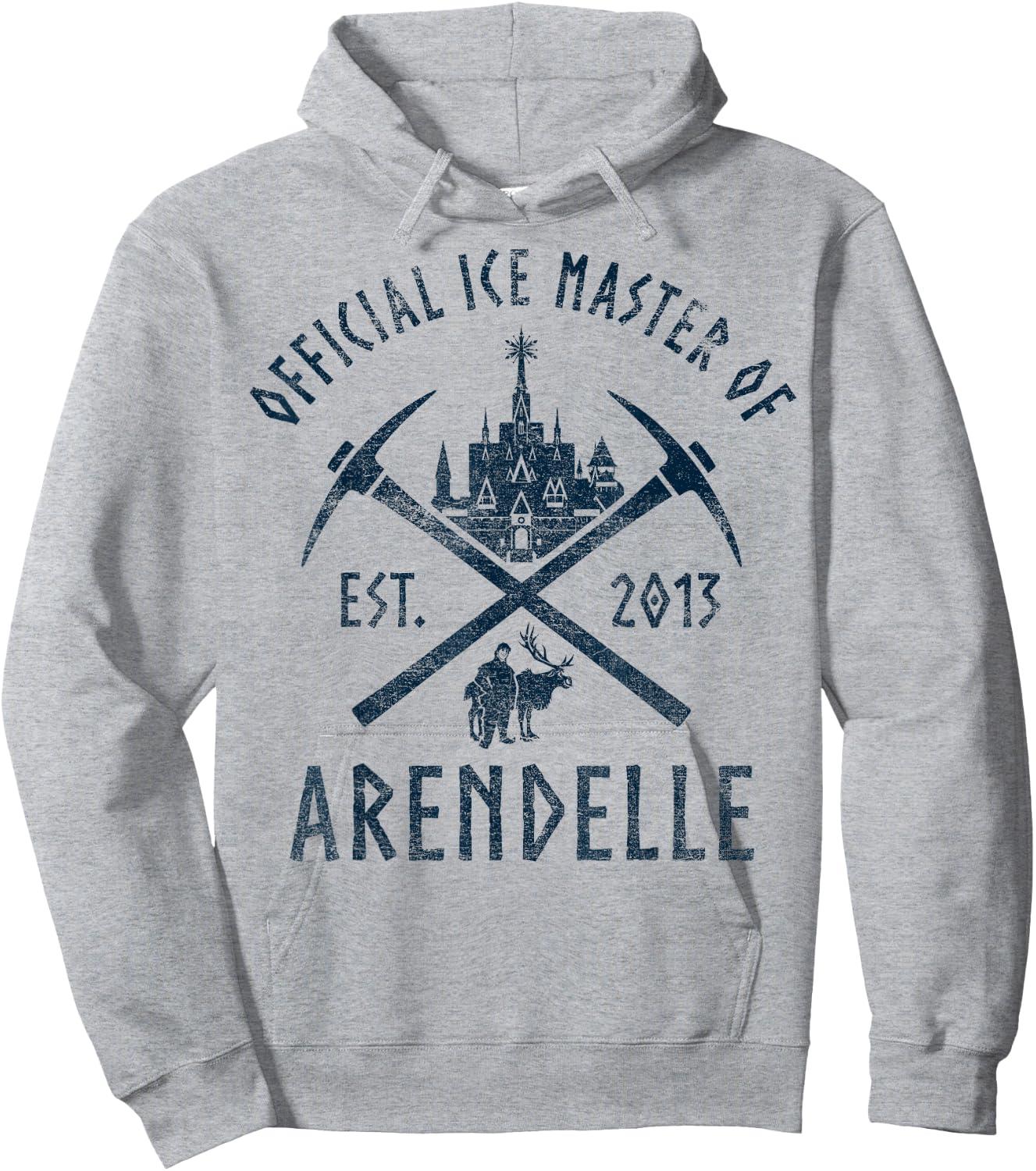 Disney Frozen Official Ice Master Of Arendelle Est. 2013 Hoodie - Hoodie | Ash