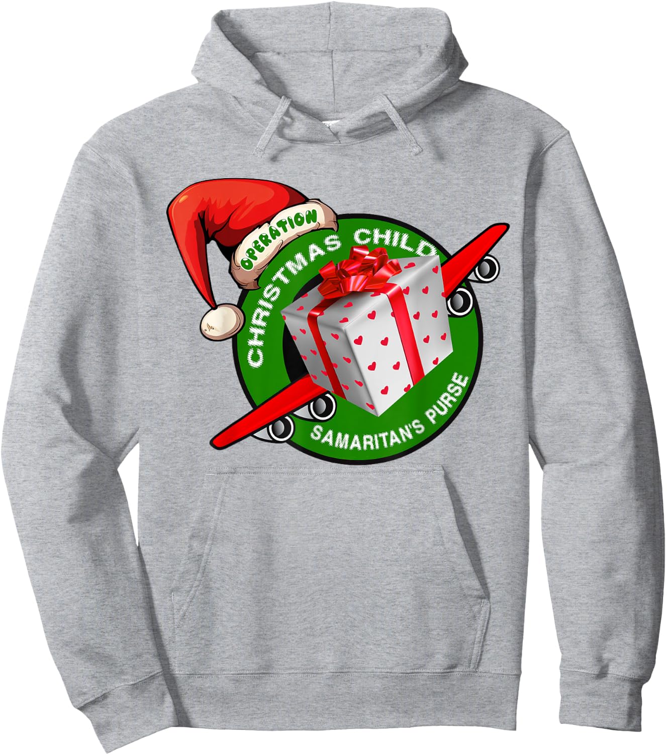 Samaritan's Purse Operation Christmas Child Funny Xmas Hoodie - Hoodie | Ash