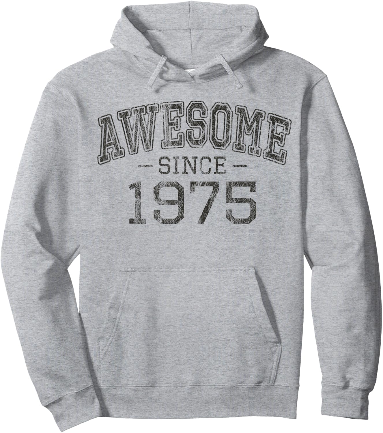 Awesome Since 1975 Vintage Style Born in 1975 Birthday Gift Hoodie - Hoodie | Ash