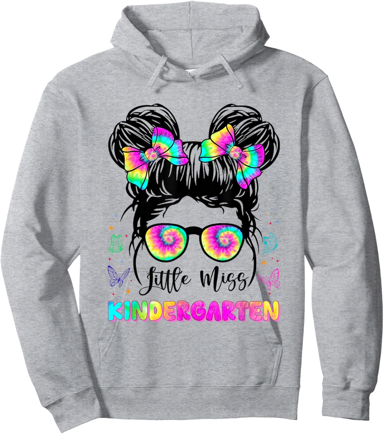 Little Miss Kindergarten Hoodie - Hoodie | Ash