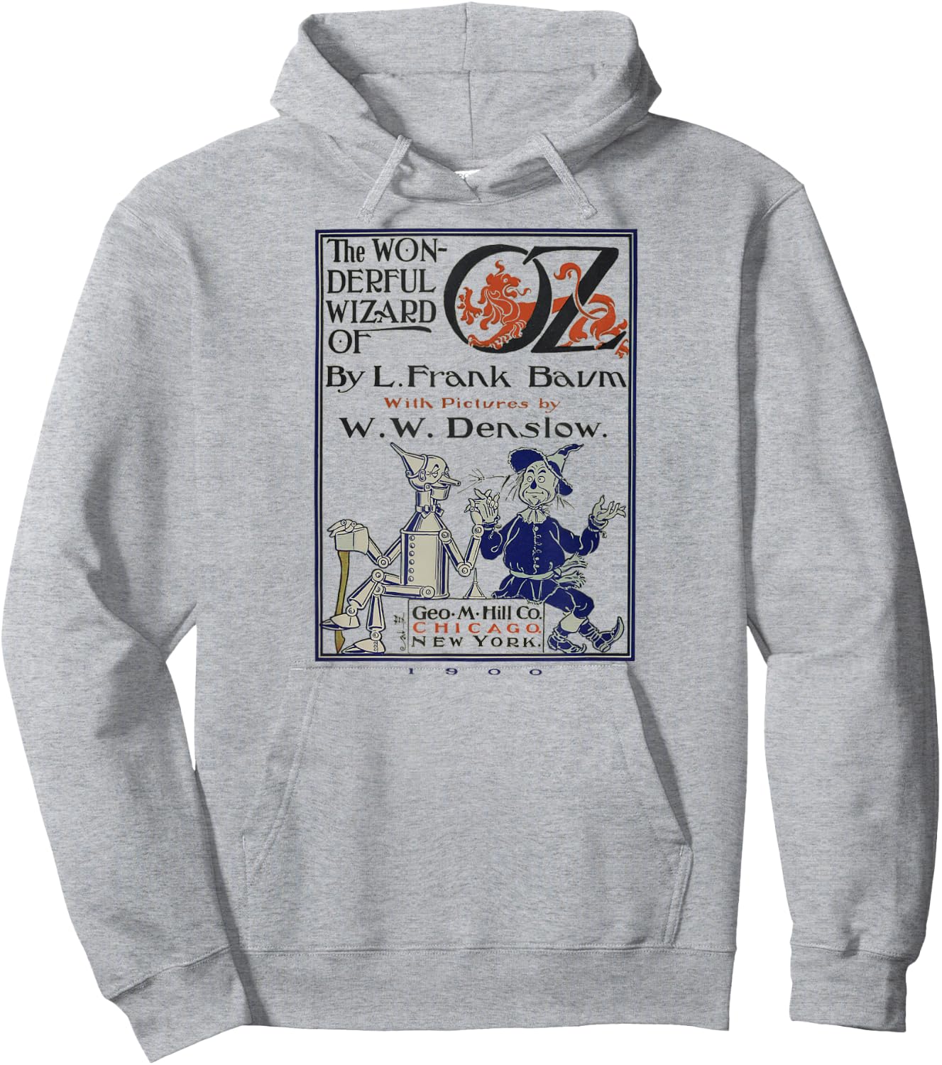 Wizard of OZ Gifts-Tin Man Scarecrow Land of OZ Movie Hoodie - Hoodie | Ash