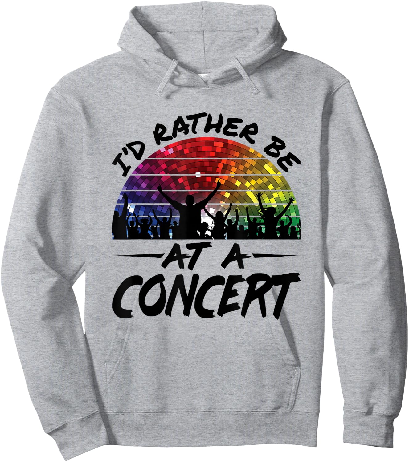 I'd Rather Be At a Concert Music Lover Festival Hoodie - Hoodie | Ash