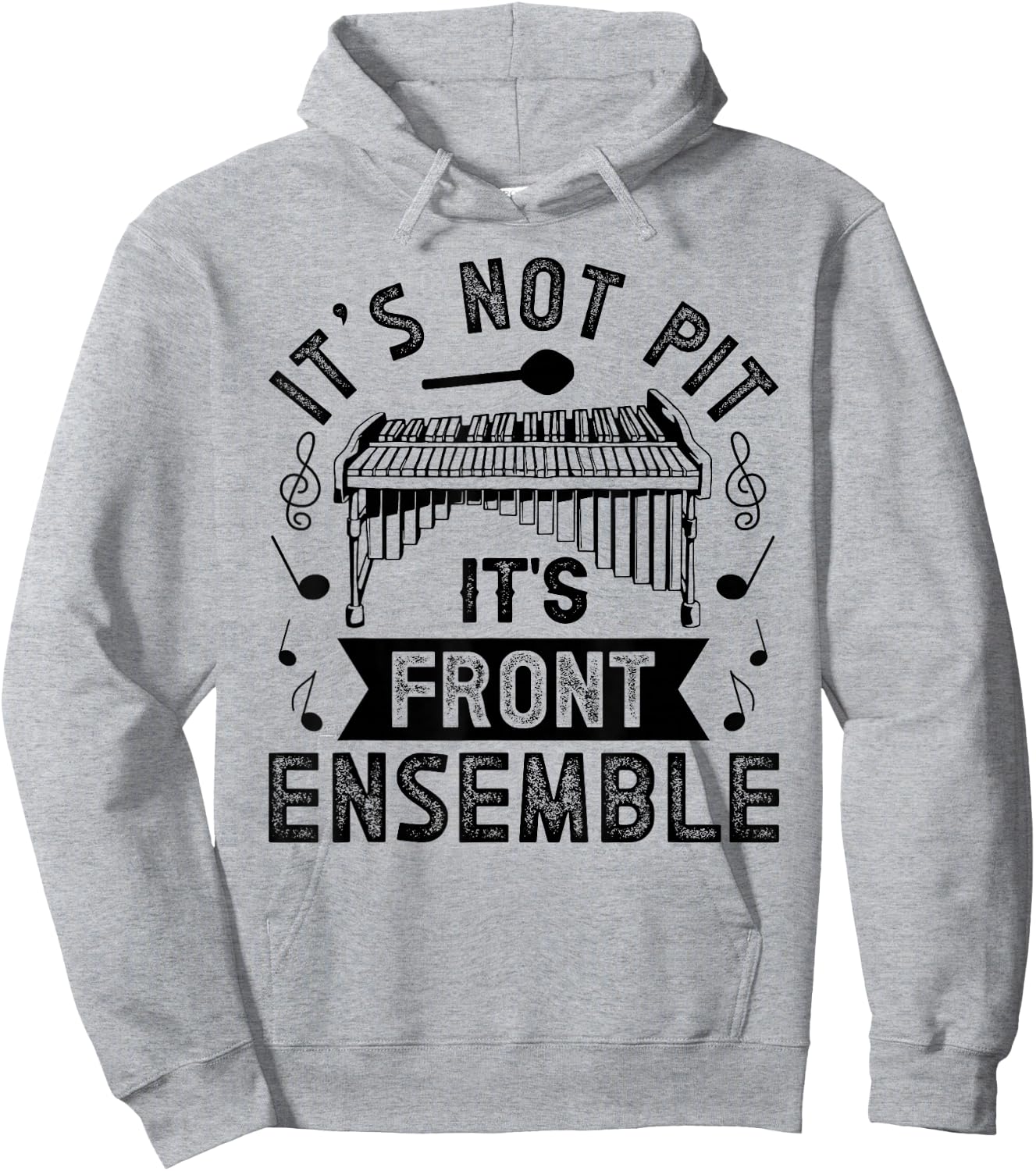 Front Ensemble Marimba Player Marimba Lover Marimba Hoodie - Hoodie | Ash