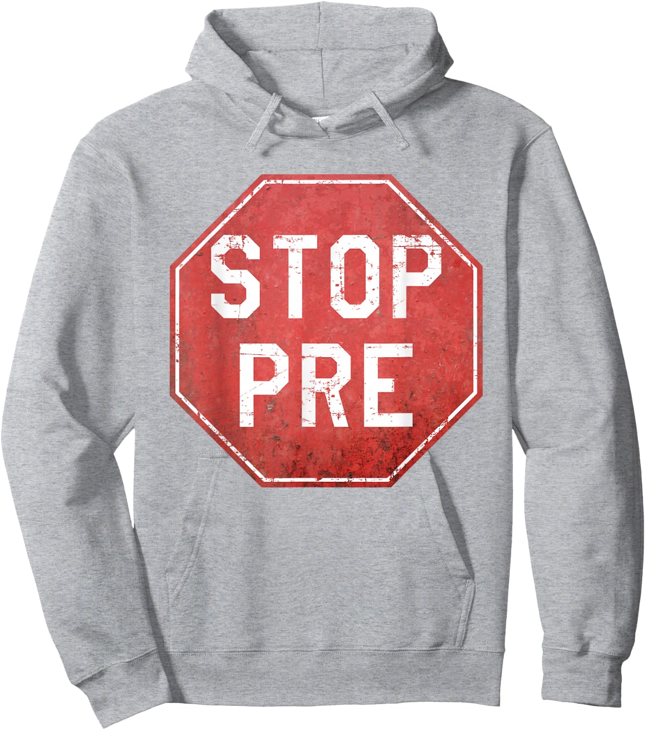 Vintage Stop Pre - Marathon Running Legend Runner Hoodie - Hoodie | Ash