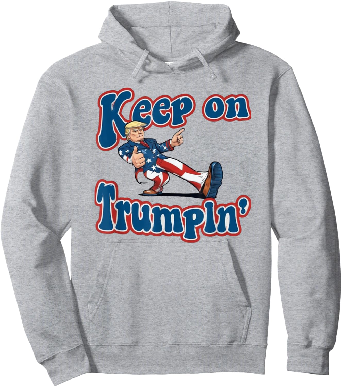Keep On Trumpin Shirt Trump For President 2024 Hoodie - Hoodie | Ash