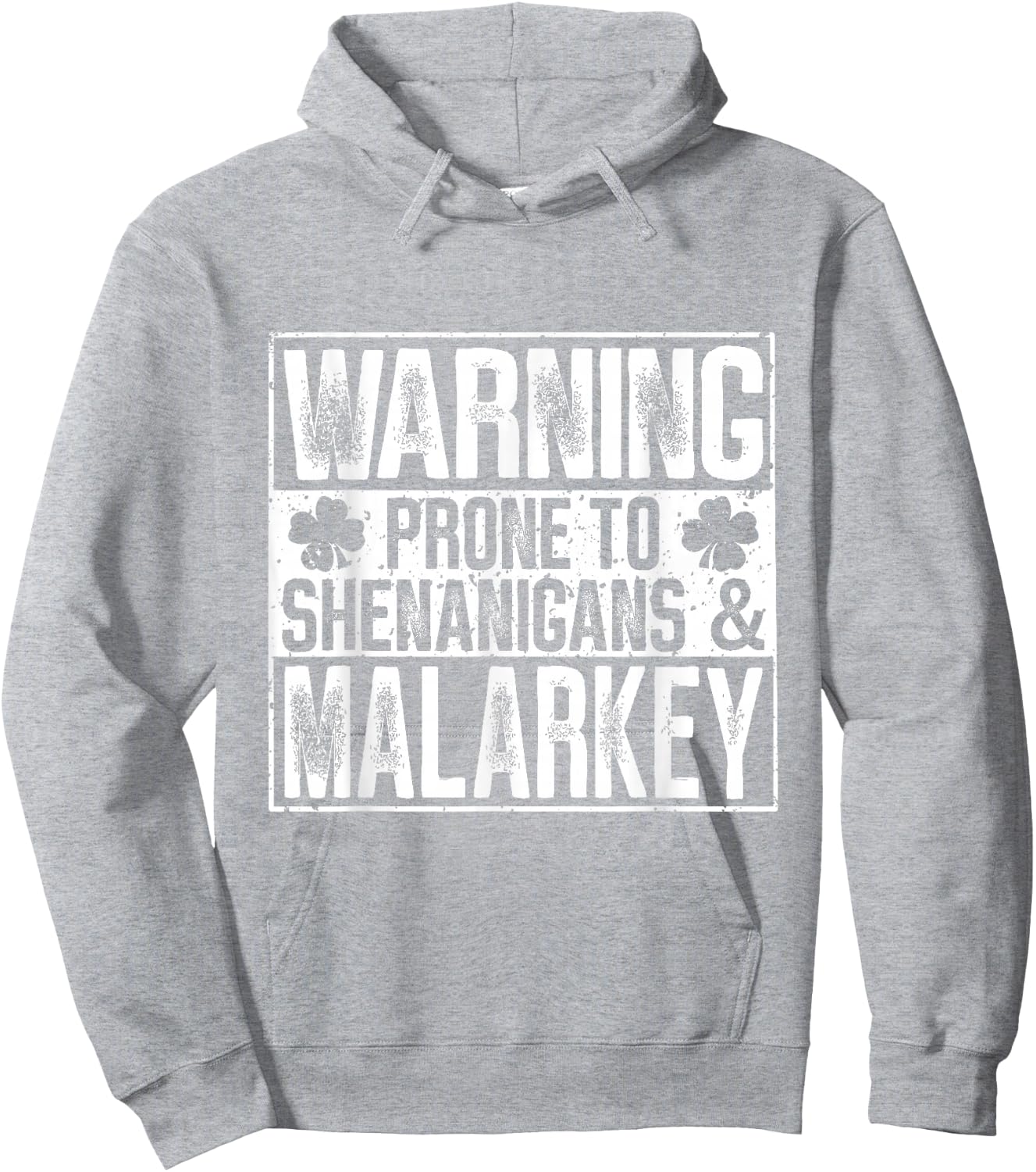 Warning Prone to Shenanigans and Malarkey Hoodie - Hoodie | Ash
