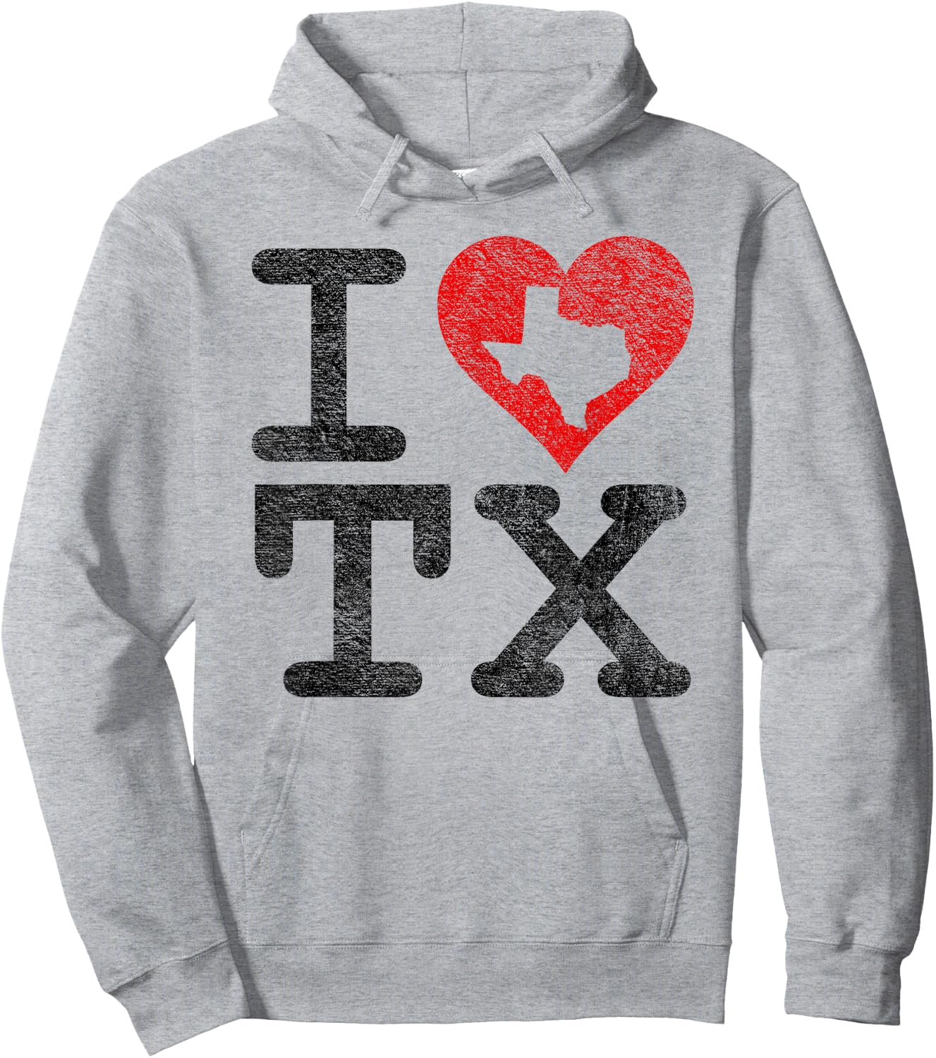 I Love Texas I Heart Tx Flag the Lonestar State Love Pride Hoodie - Hoodie | Ash