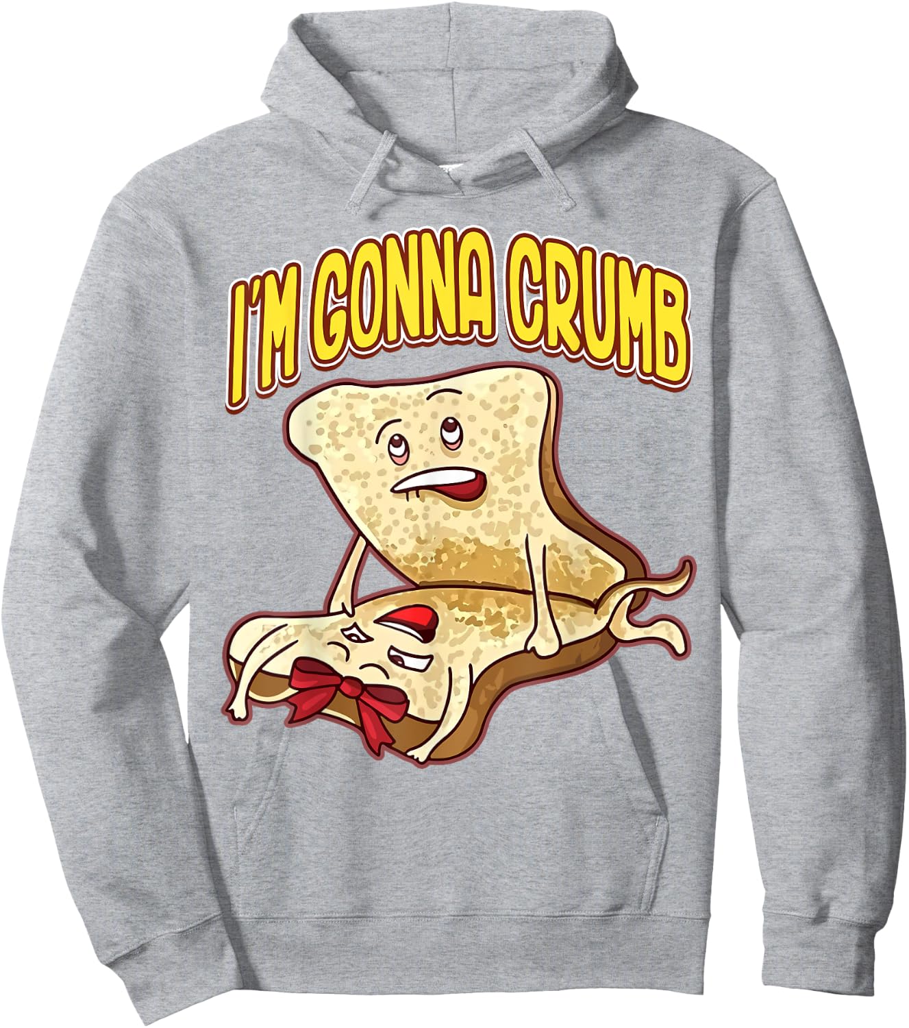 I'm Gonna Crumb Funny Bread Couple Hoodie - Hoodie | Ash