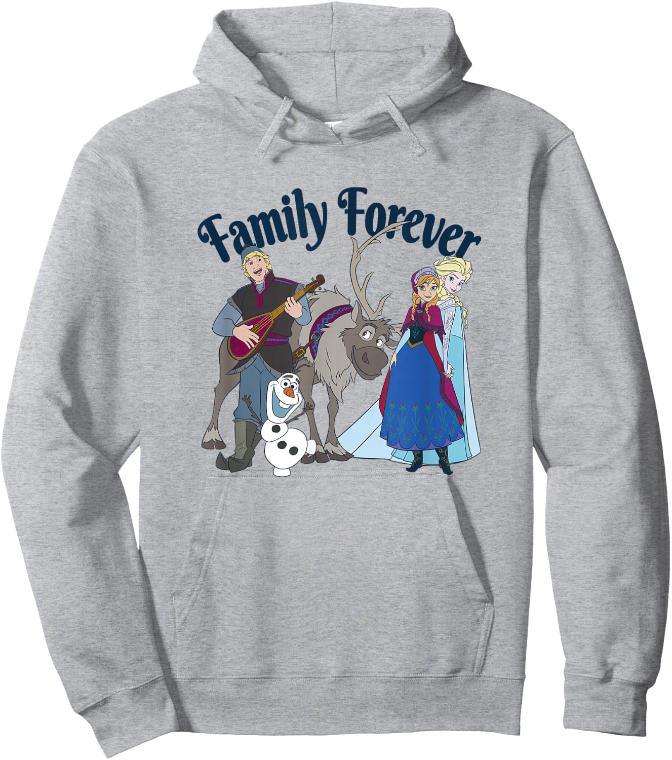 Disney Frozen Family Forever Group Shot Hoodie - Hoodie | Ash