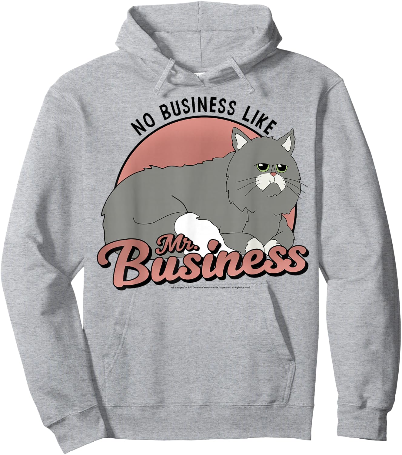 Bob's Burgers No Business Like Mr. Business Hoodie - Hoodie | Ash