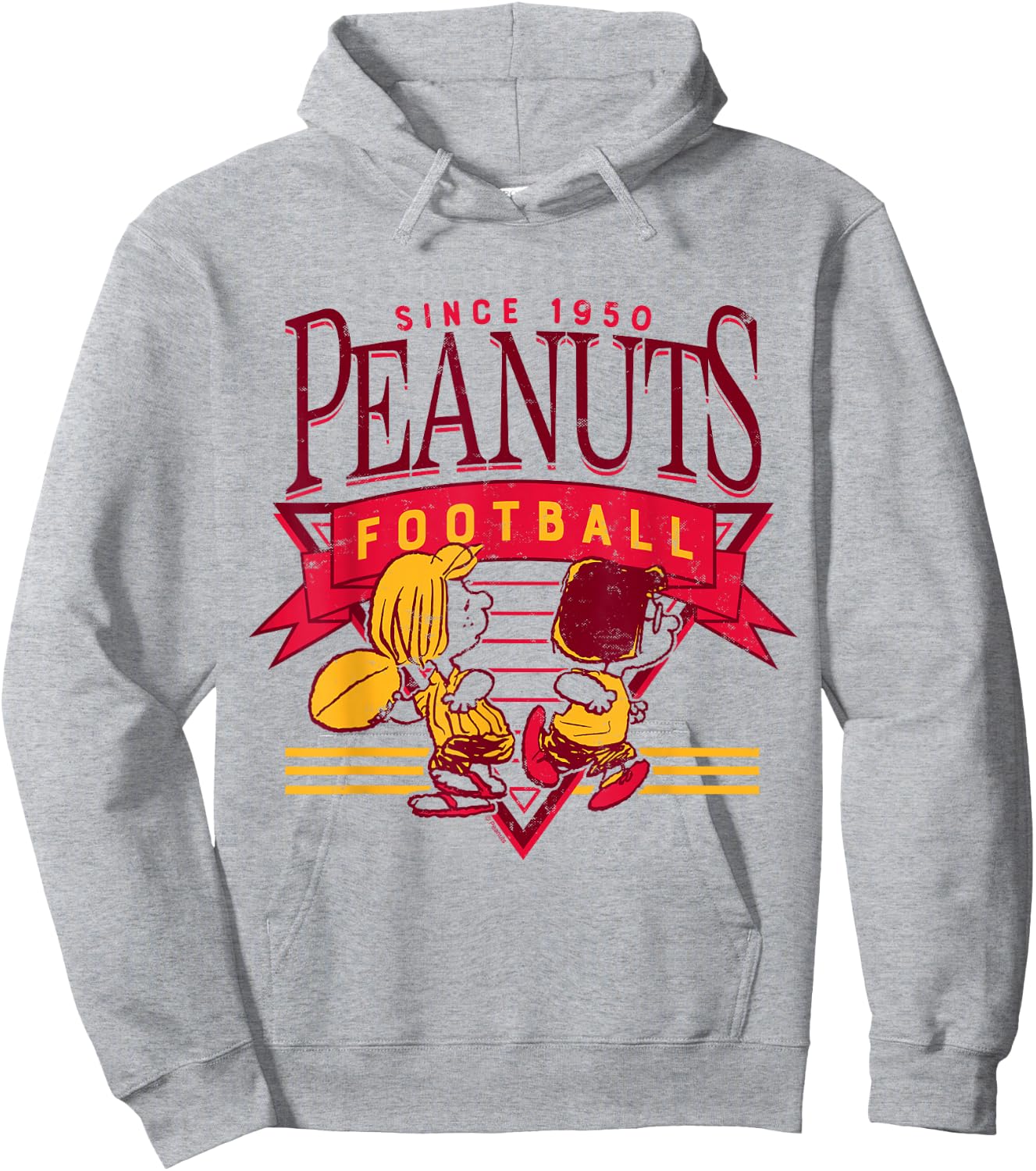 Peanuts - Football Peppermint Patty and Marcie Since 1950 Hoodie - Hoodie | Ash