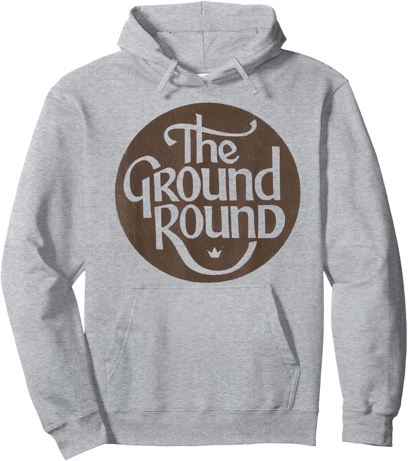 The Ground Round Restaurant Retro Vintage Hoodie - Hoodie | Ash