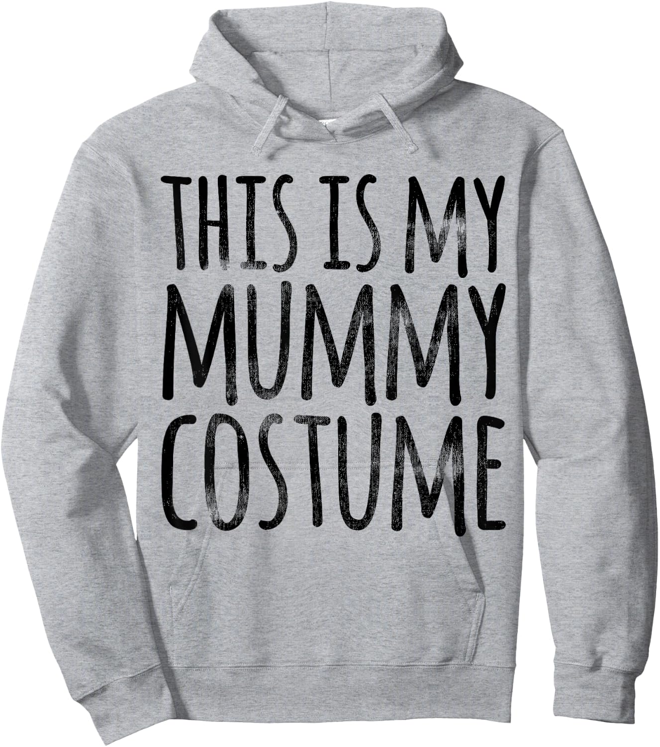 THIS IS MY MUMMY COSTUME Funny Easy Lazy Halloween Outfit Hoodie - Hoodie | Ash