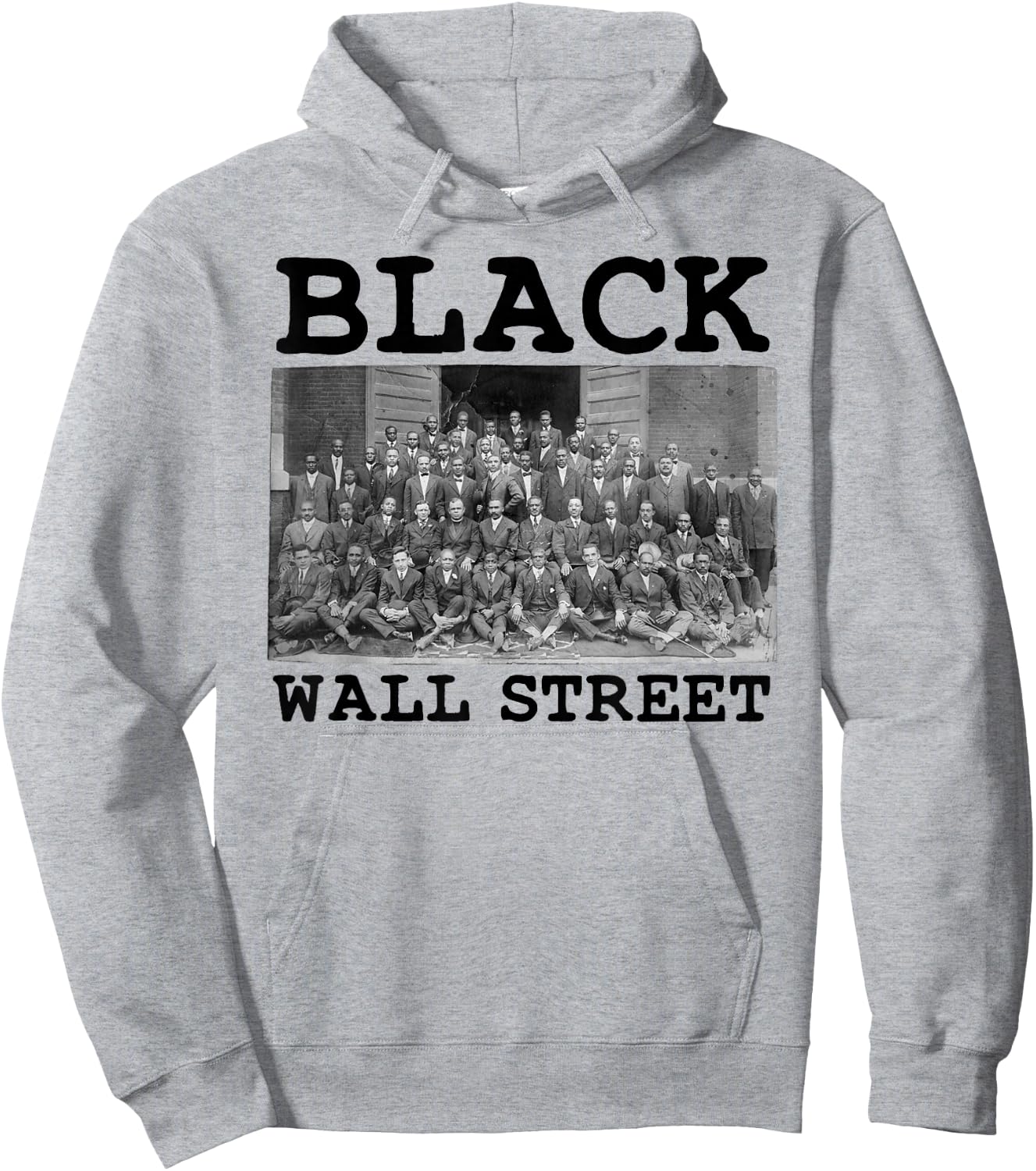 African American Business Black History Black Wall Street Hoodie - Hoodie | Ash