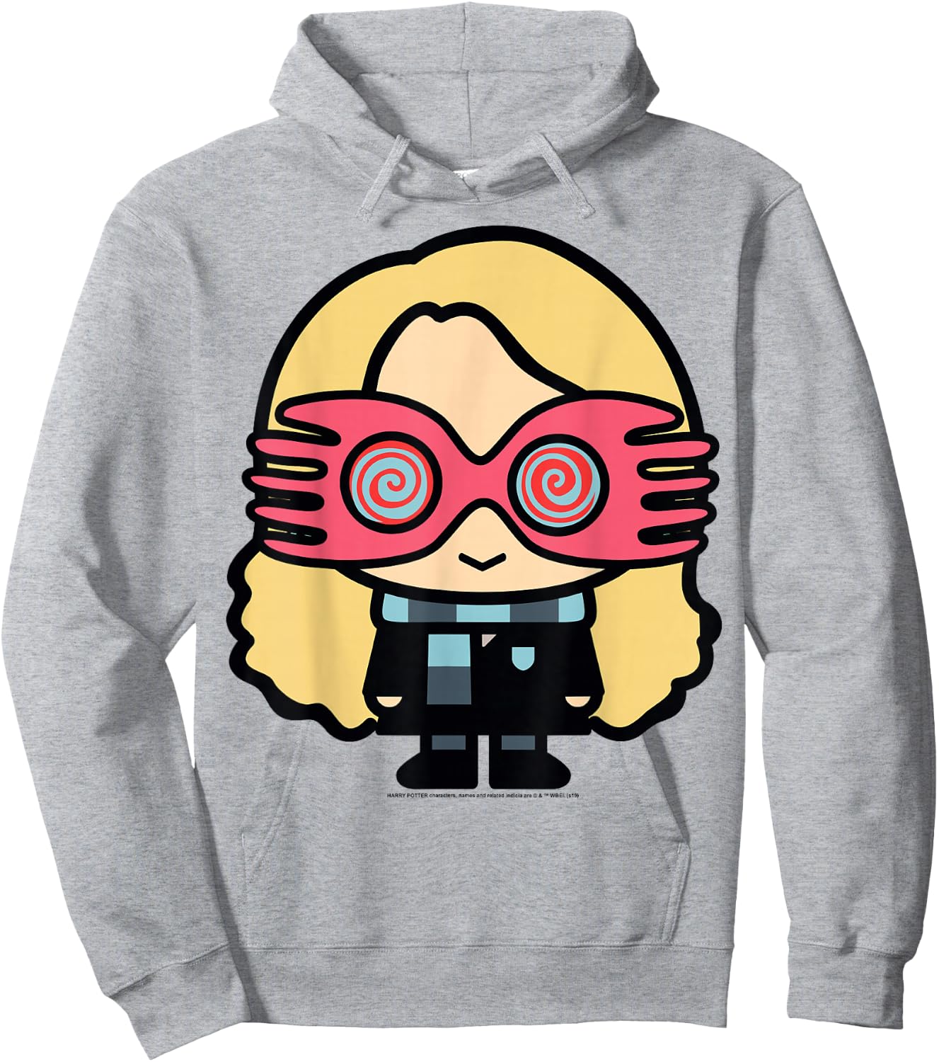 Harry Potter Luna Lovegood Cute Cartoon Style Portrait Hoodie - Hoodie | Ash