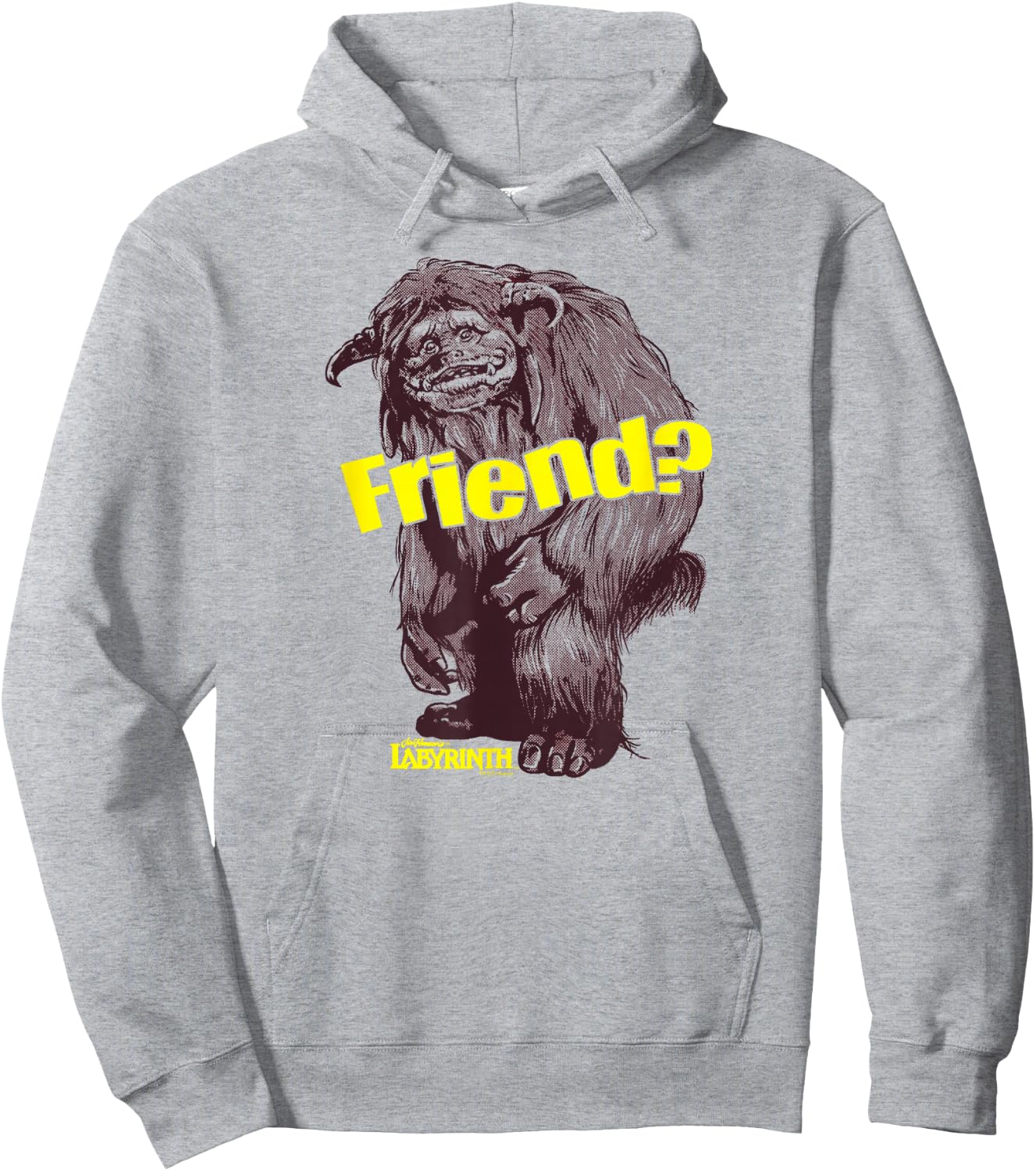 Labyrinth Ludo Friend Hoodie - Hoodie | Ash