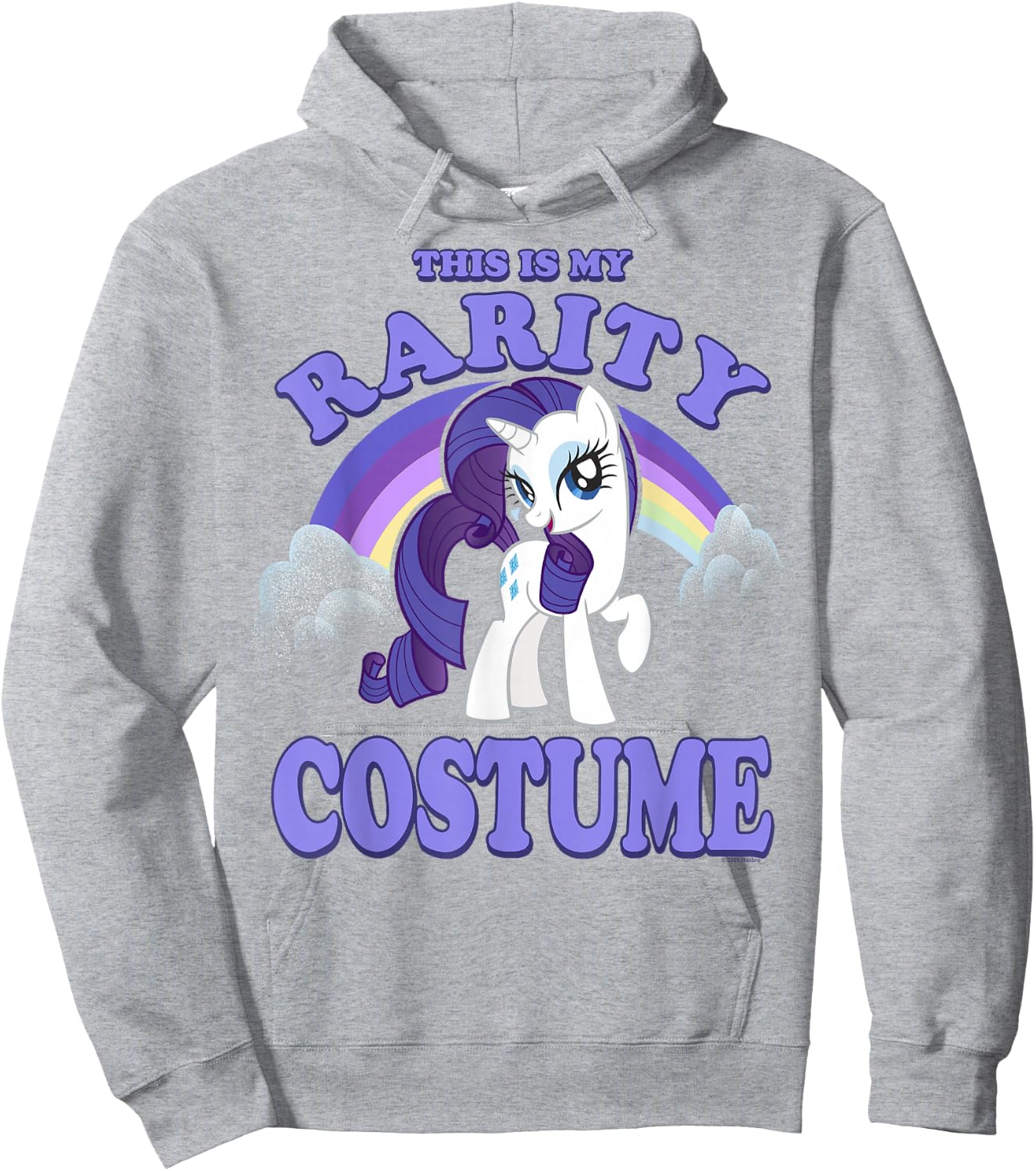 My Little Pony: Friendship Is Magic Rarity Halloween Costume Hoodie - Hoodie | Ash