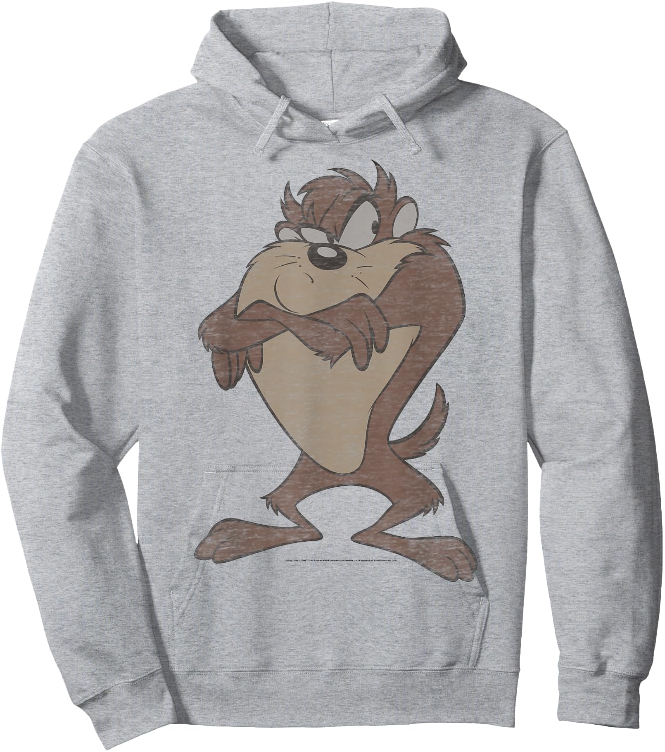 Looney Tunes Tasmanian Devil Simple Portrait Hoodie - Hoodie | Ash