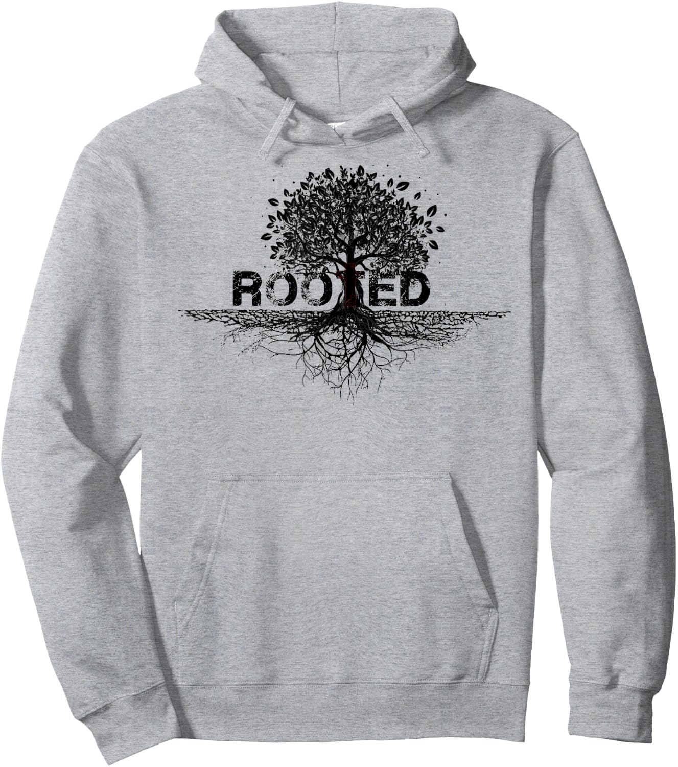 Rooted in Christ rooted & built up in Jesus Faith Christian Hoodie - Hoodie | Ash
